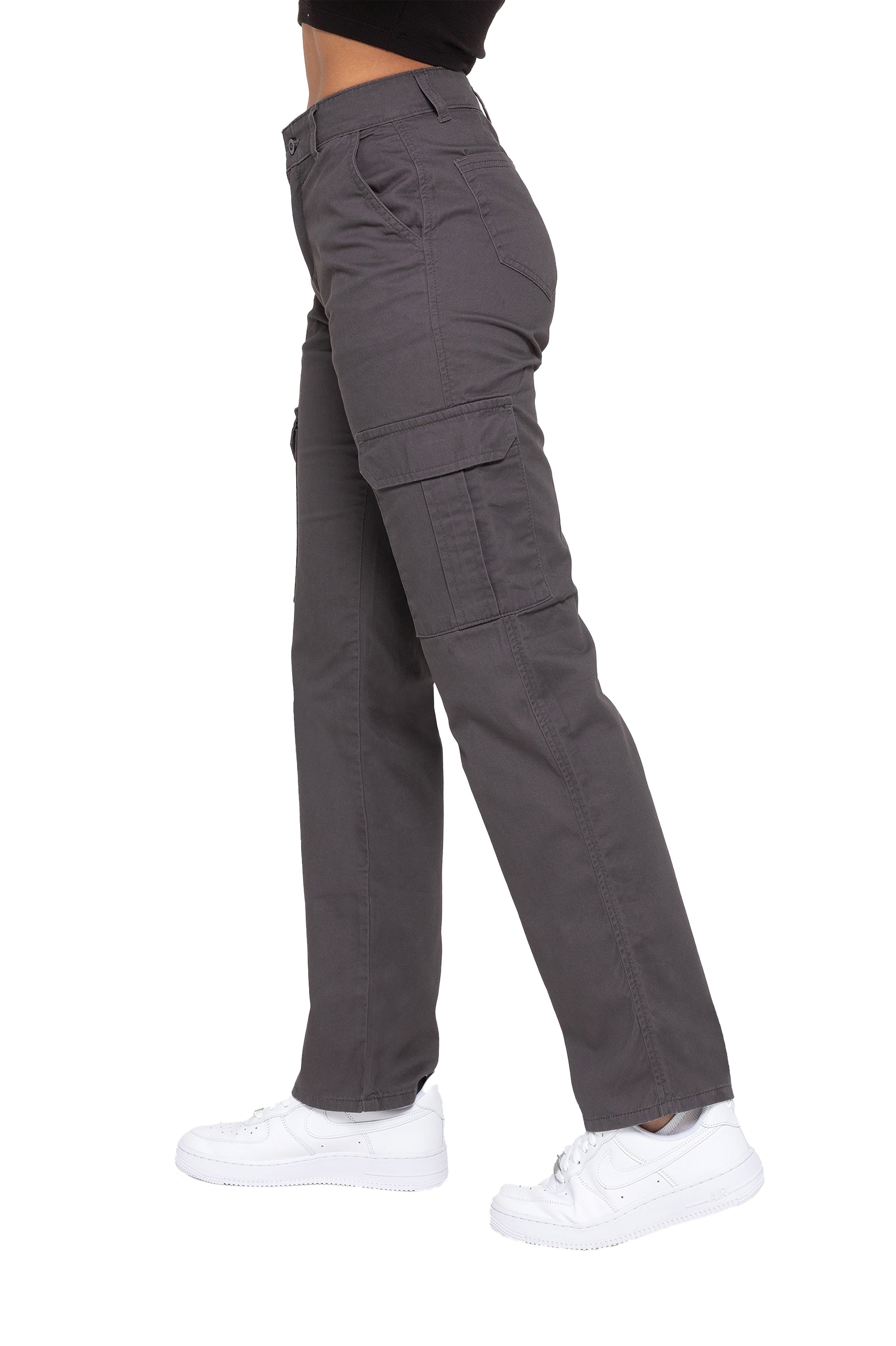 Enzo |  Womens Cargo Denim Jeans