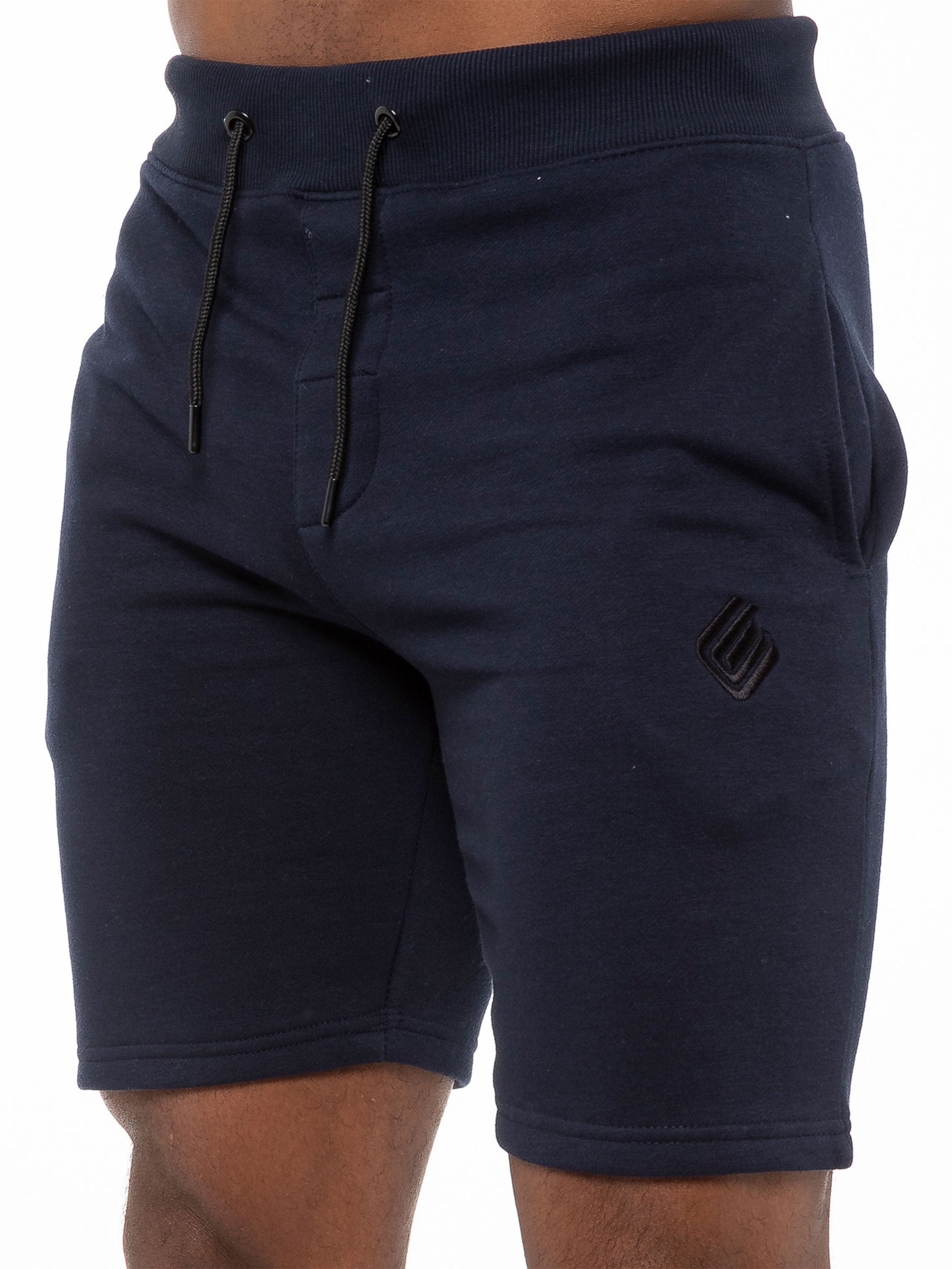 Mens Fleece Gym Shorts | Enzo Designer Menswear 2 Pack