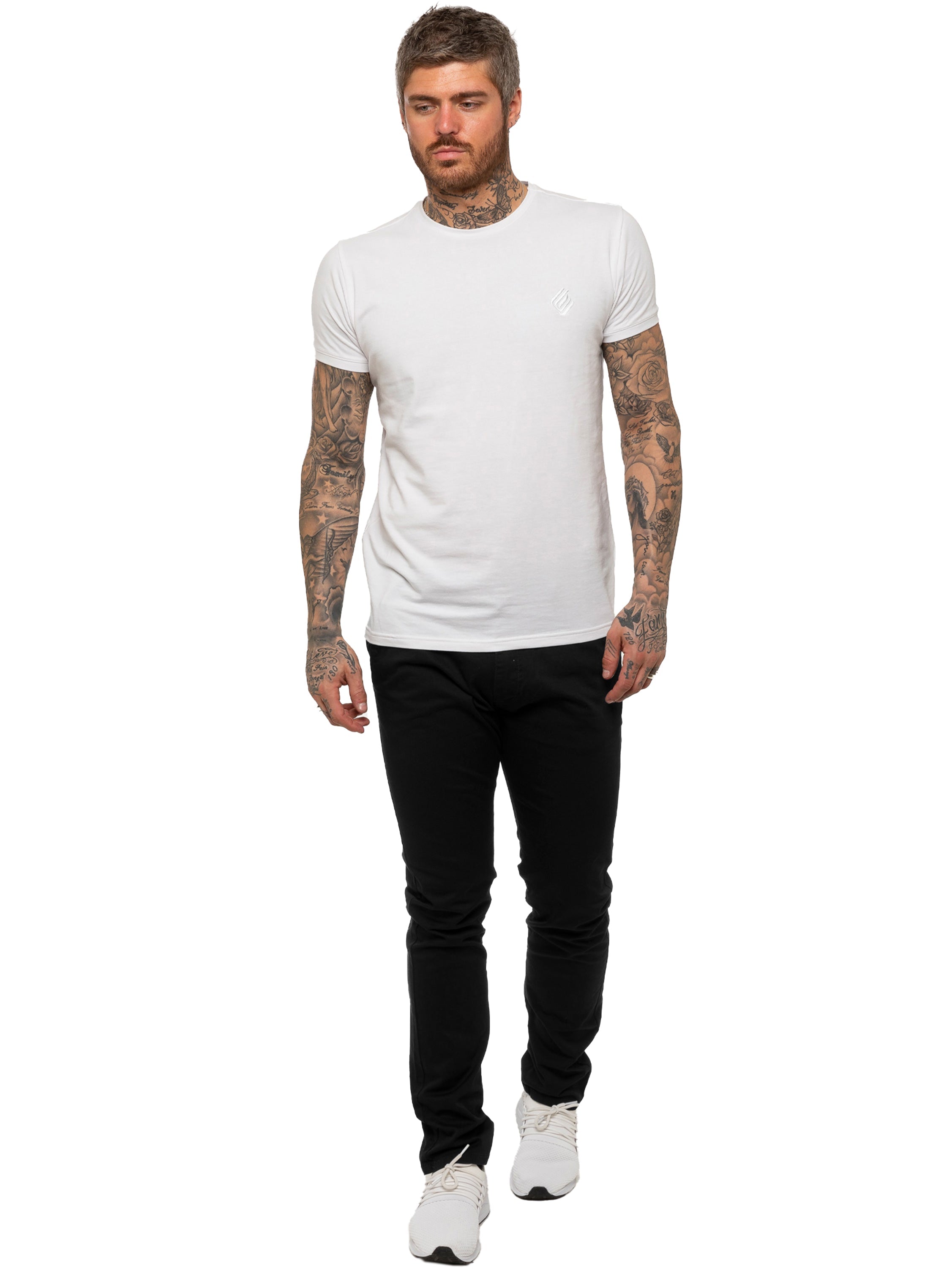 Enzo | Mens Slim Fit Stretch Chino Trousers