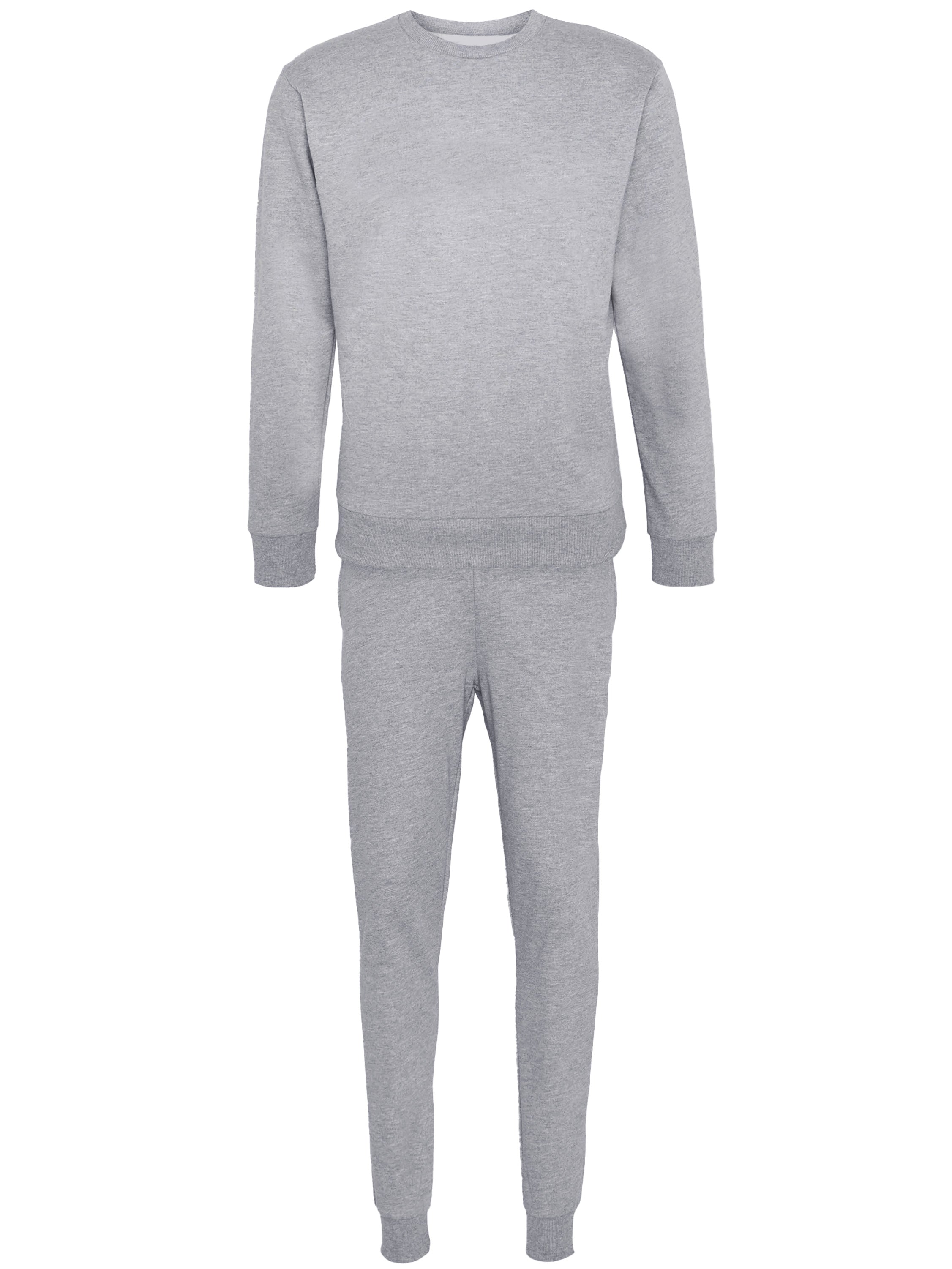 Kruze | Mens Crew Neck Sweatshirt Tracksuit Set