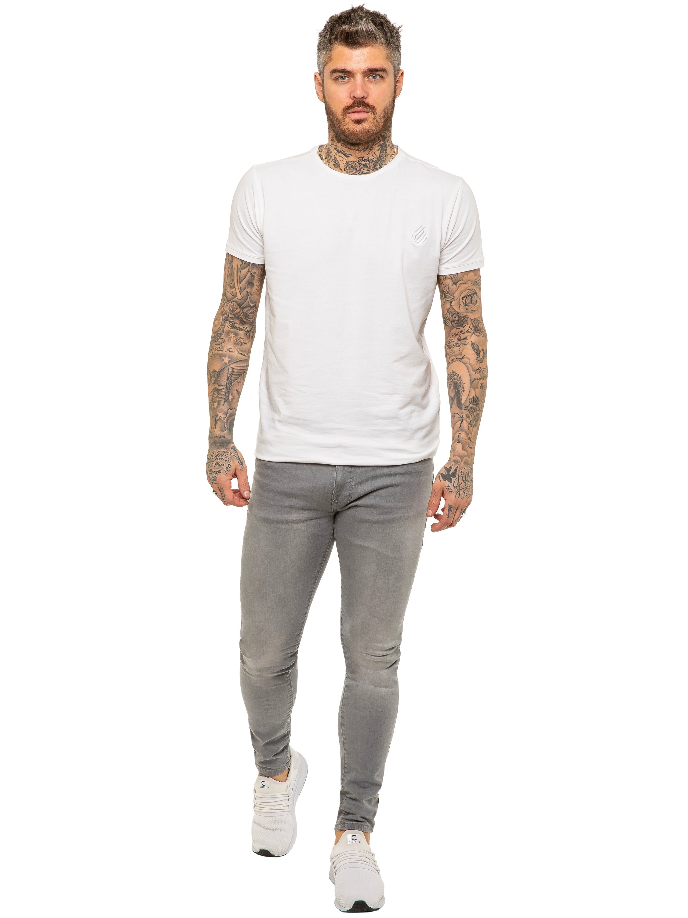 Enzo | Mens Designer Stretch Skinny Fit Jeans