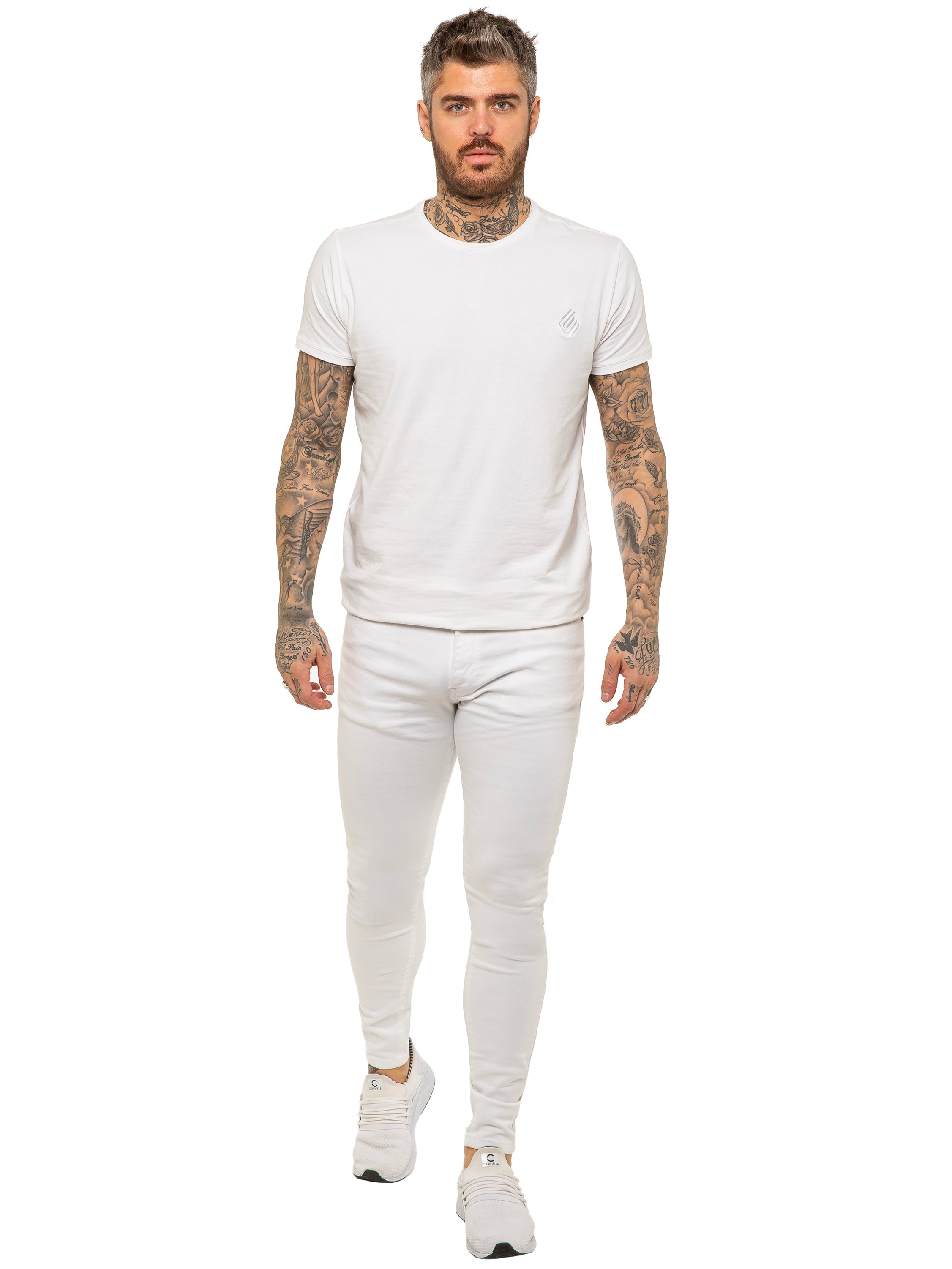 Enzo | Mens Designer Stretch Skinny Fit Jeans