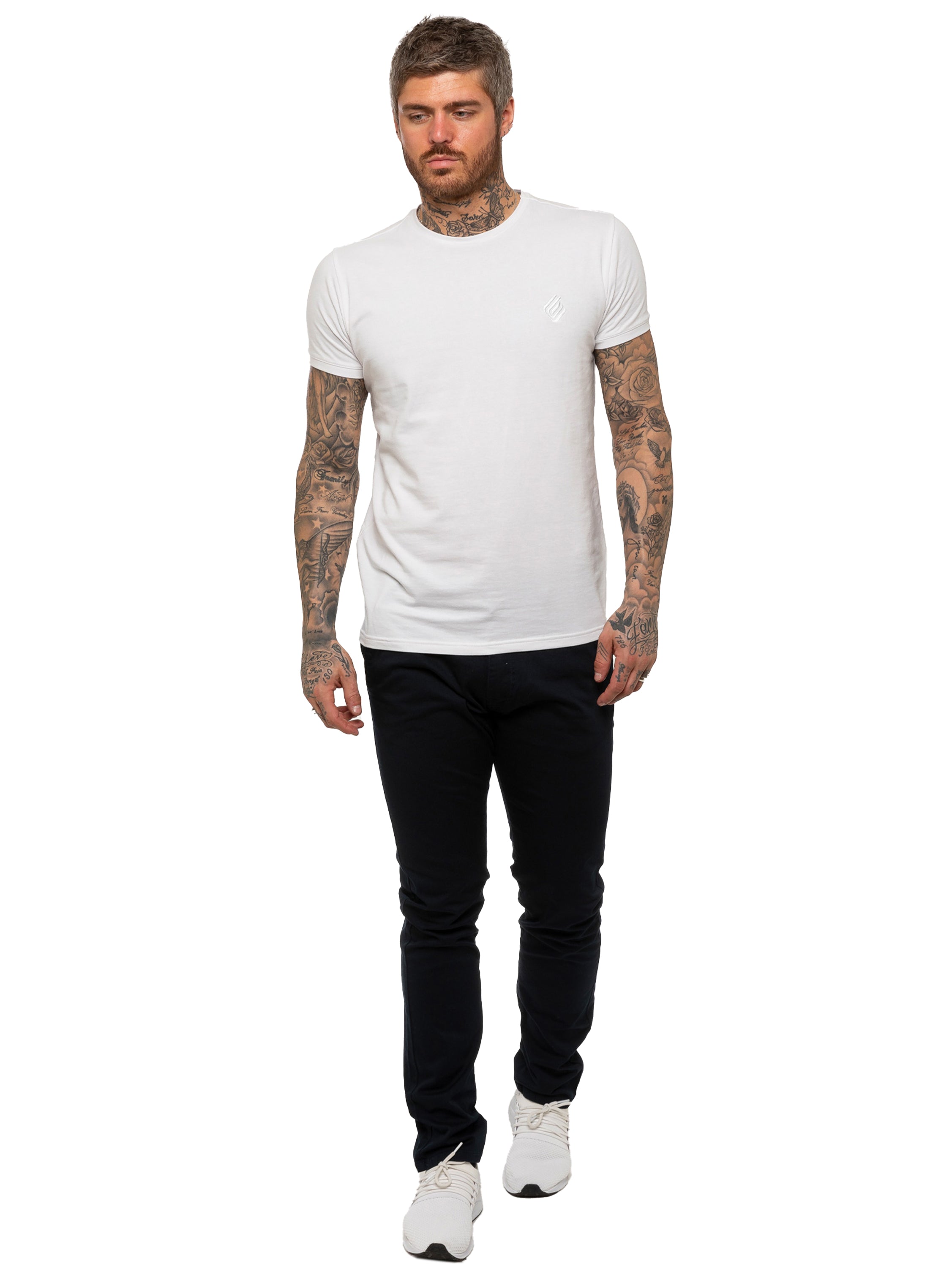 Enzo | Mens Slim Fit Stretch Chino Trousers