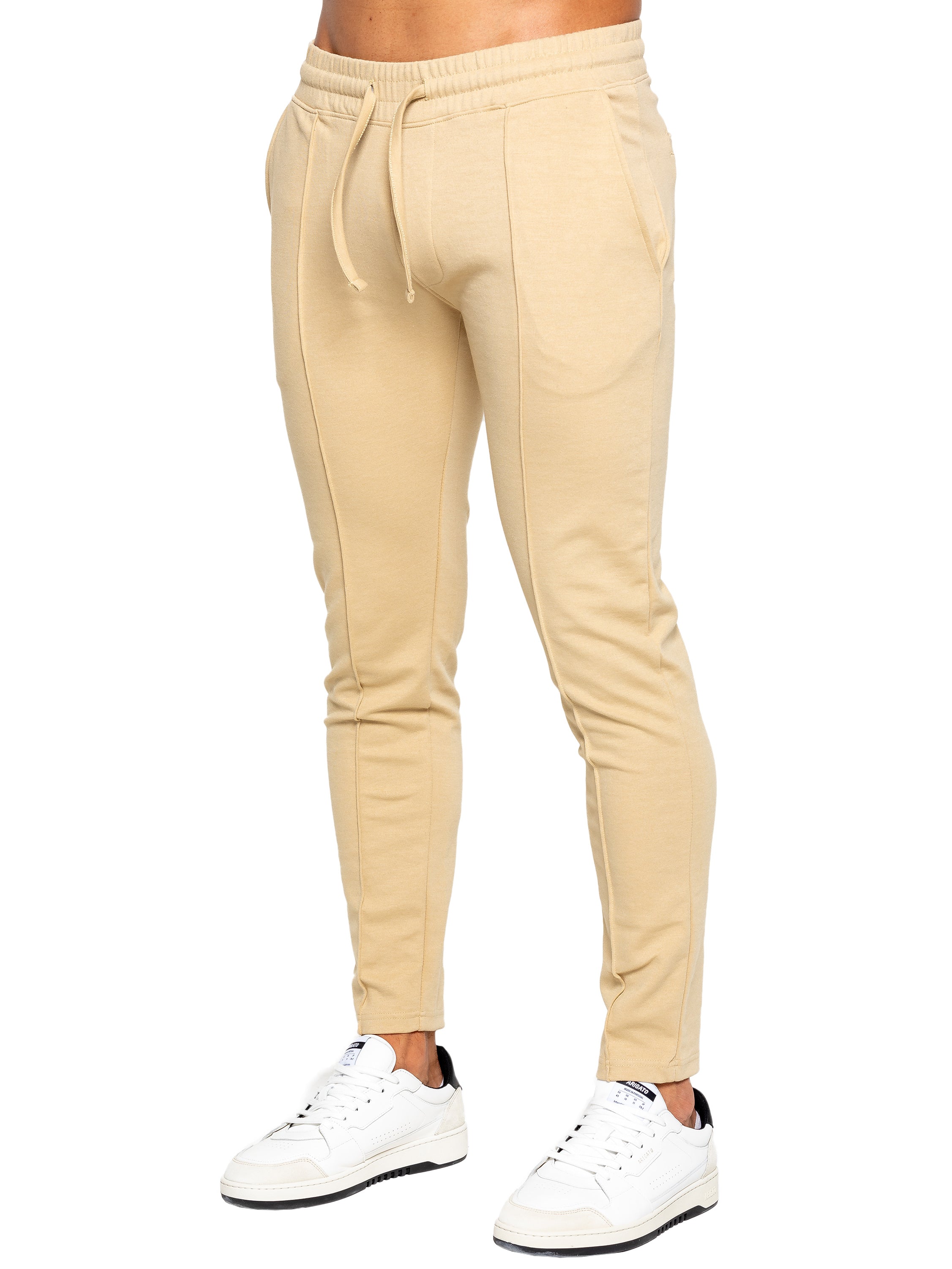 Enzo | Mens Smart Pleated Joggers