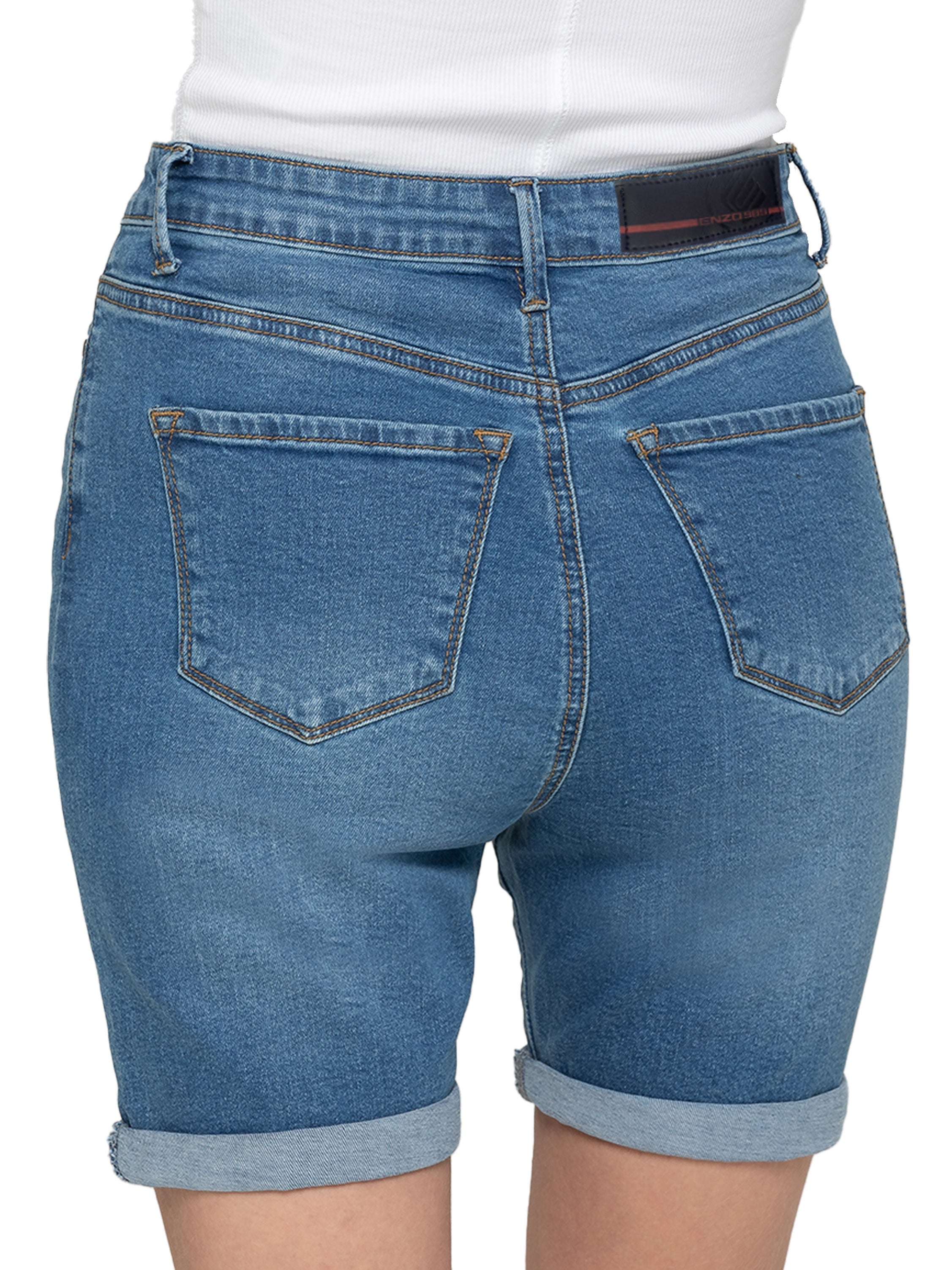 Enzo | Womens Denim Shorts
