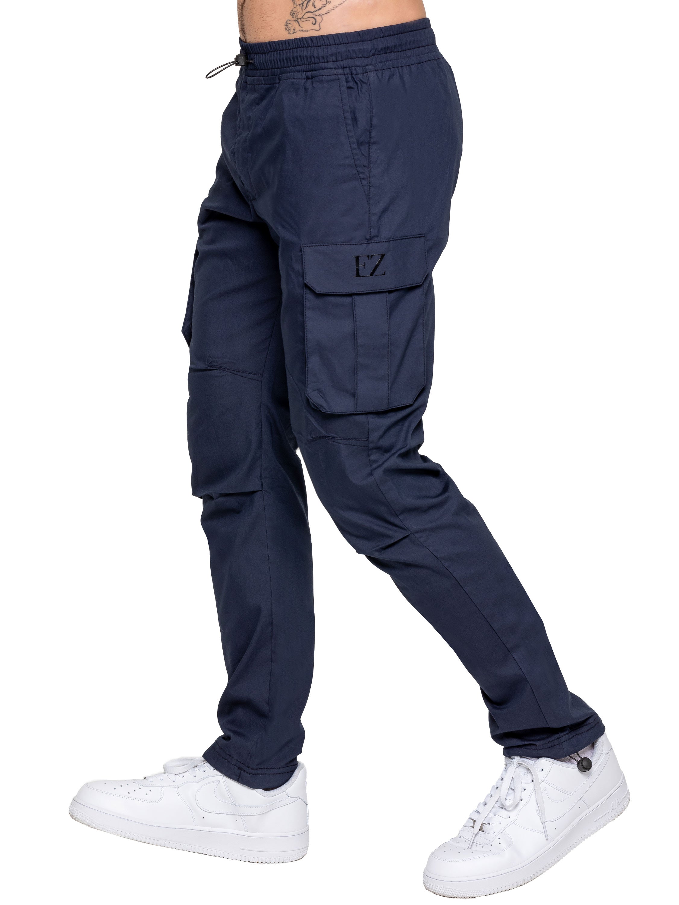 Enzo | Mens Tapered Cargo Pants