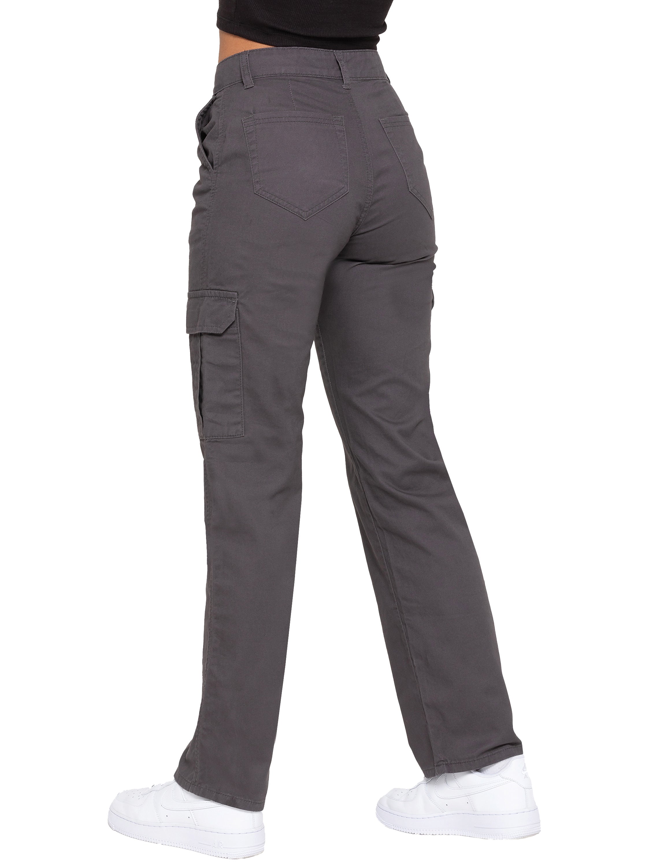 Enzo |  Womens Cargo Denim Jeans