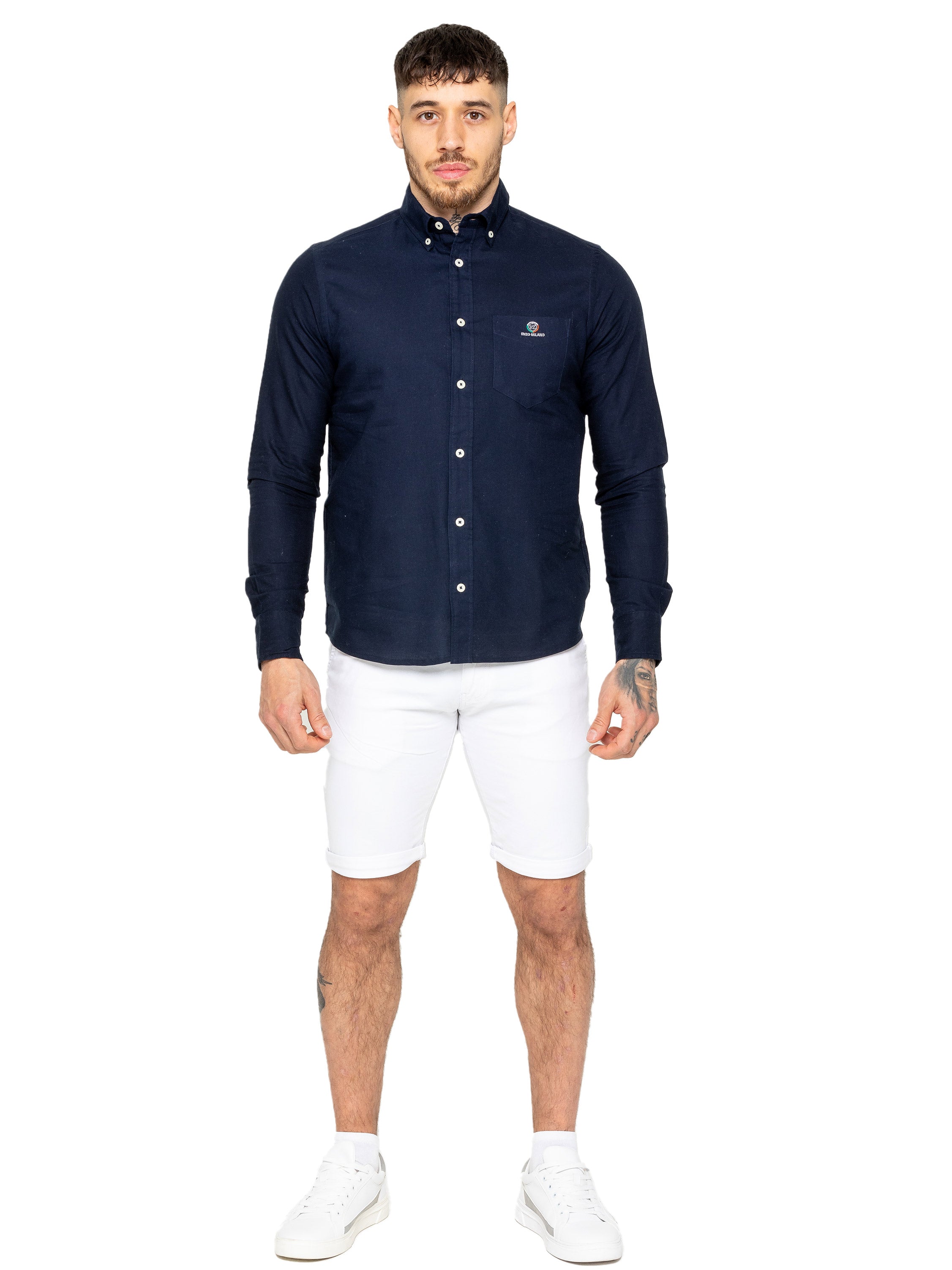 Enzo | Mens Regular Fit Oxford Shirt