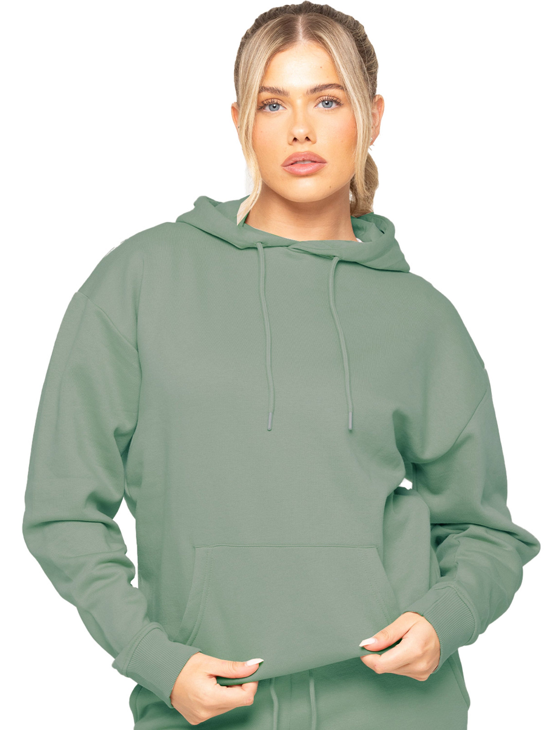 Enzo | Womens Oversized Pullover Hoodie Tracksuit Set
