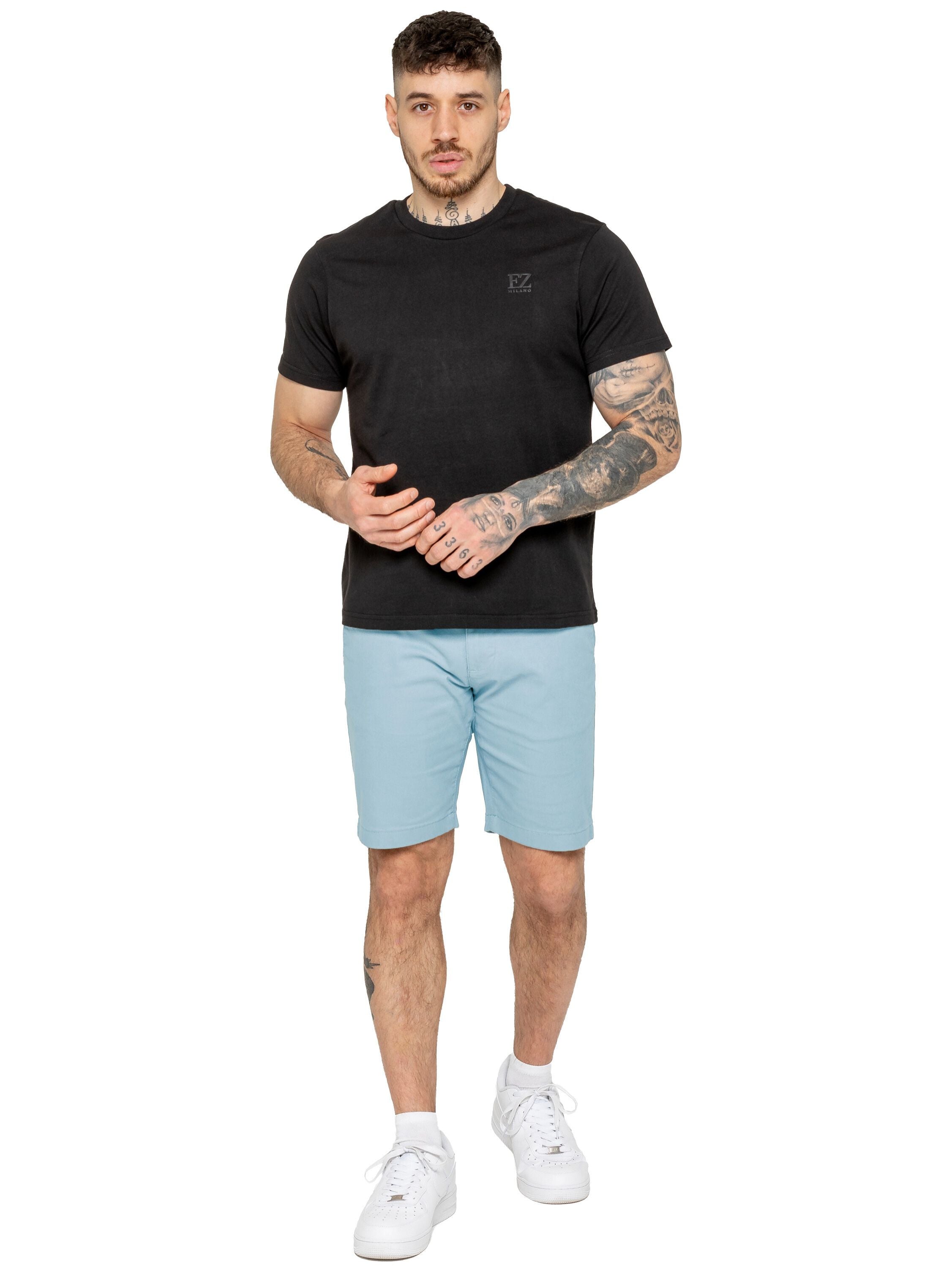 Enzo | Mens Stretch Chino Shorts