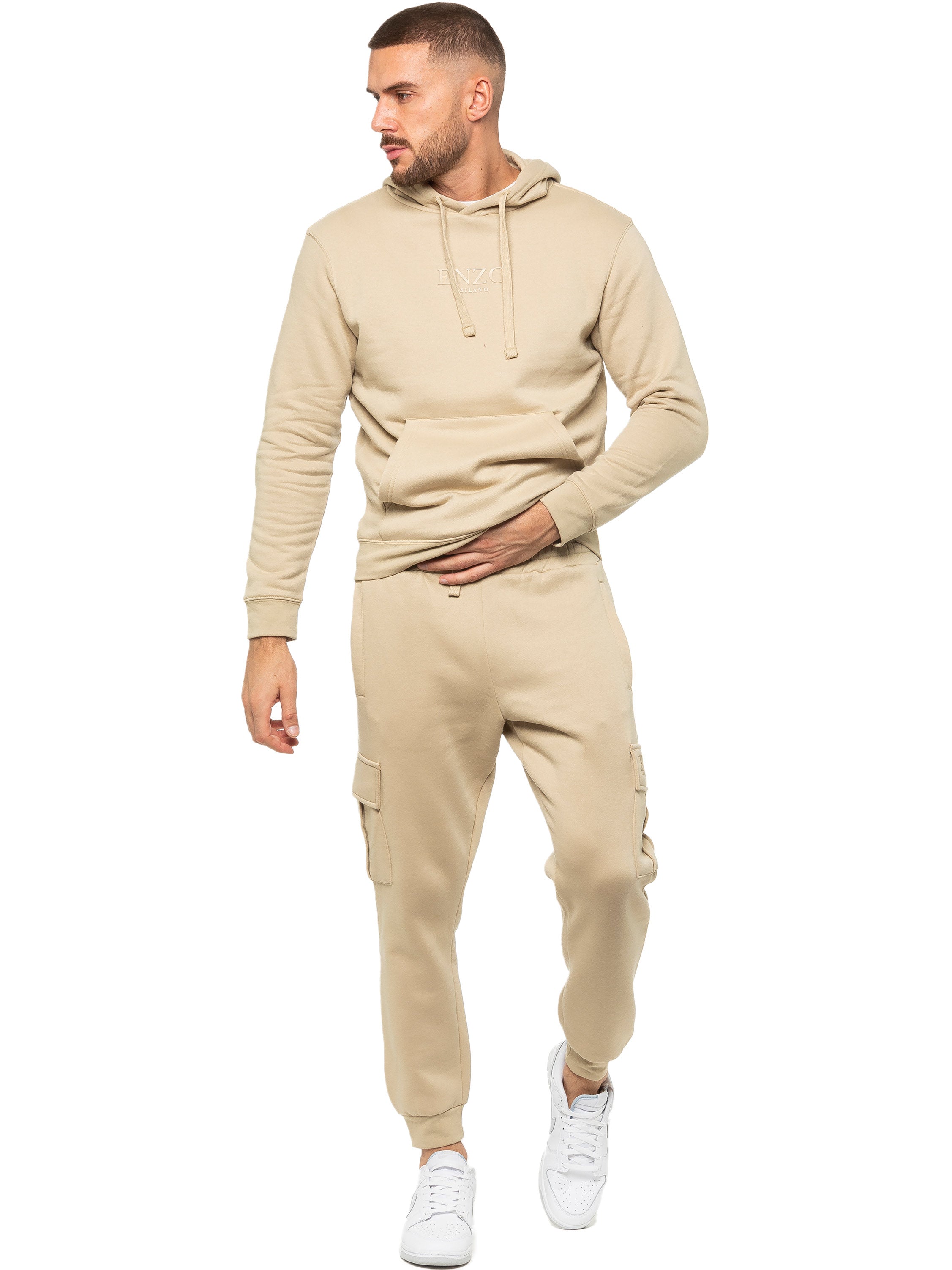 Enzo | Mens Cargo Joggers