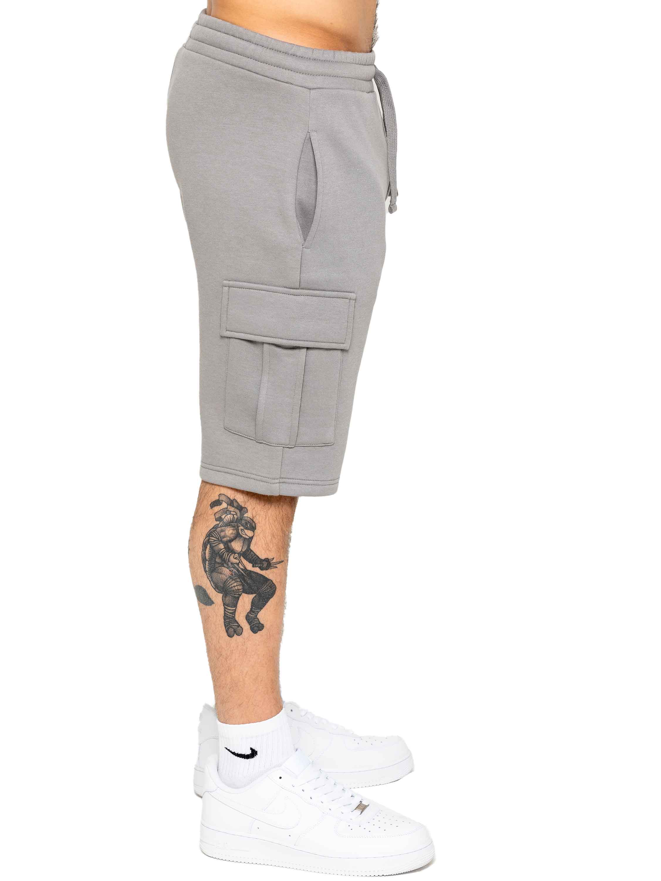 Enzo | Mens Cargo Fleece Shorts