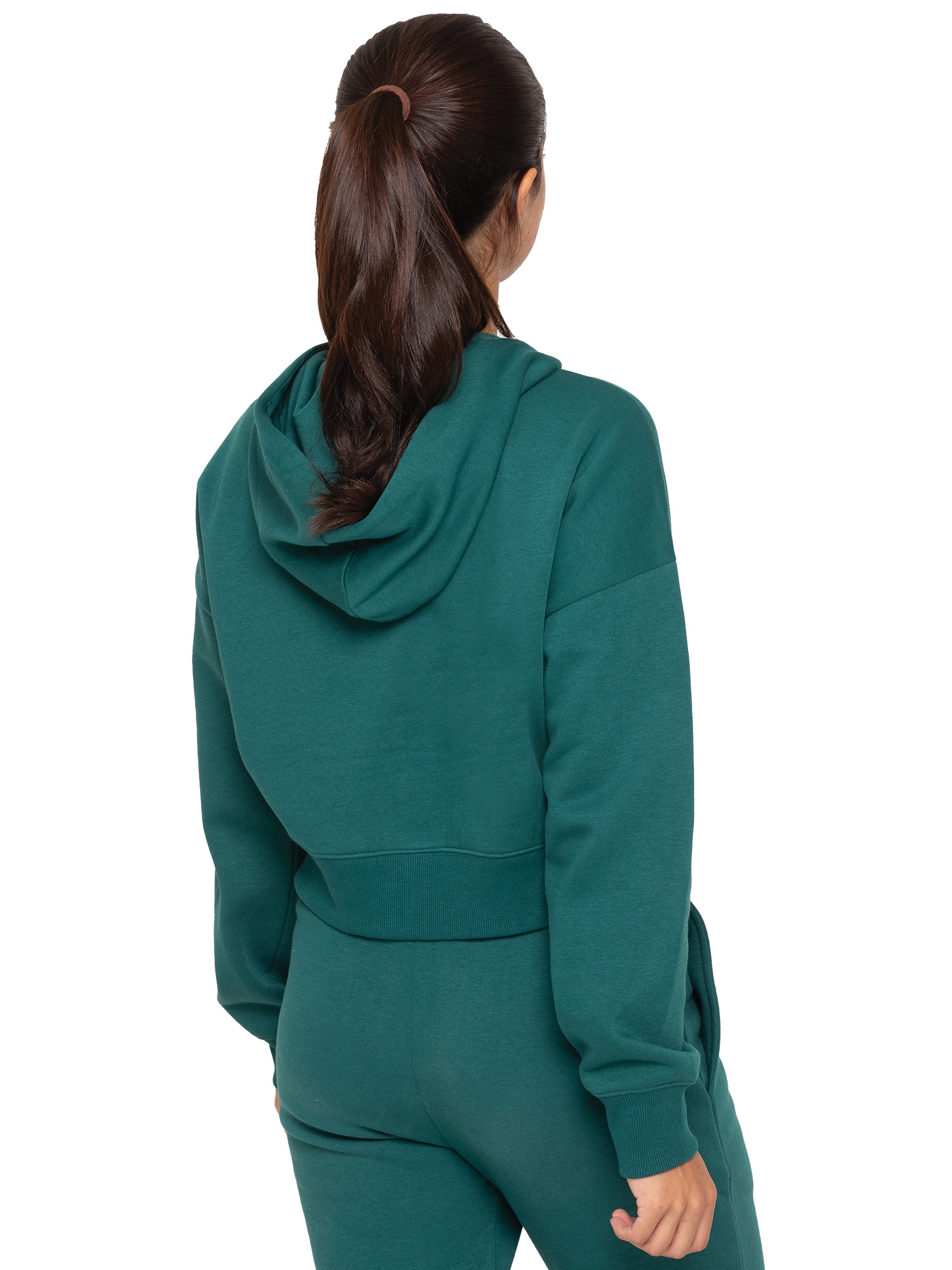 Enzo | Womens Cropped Zipped Hoodie