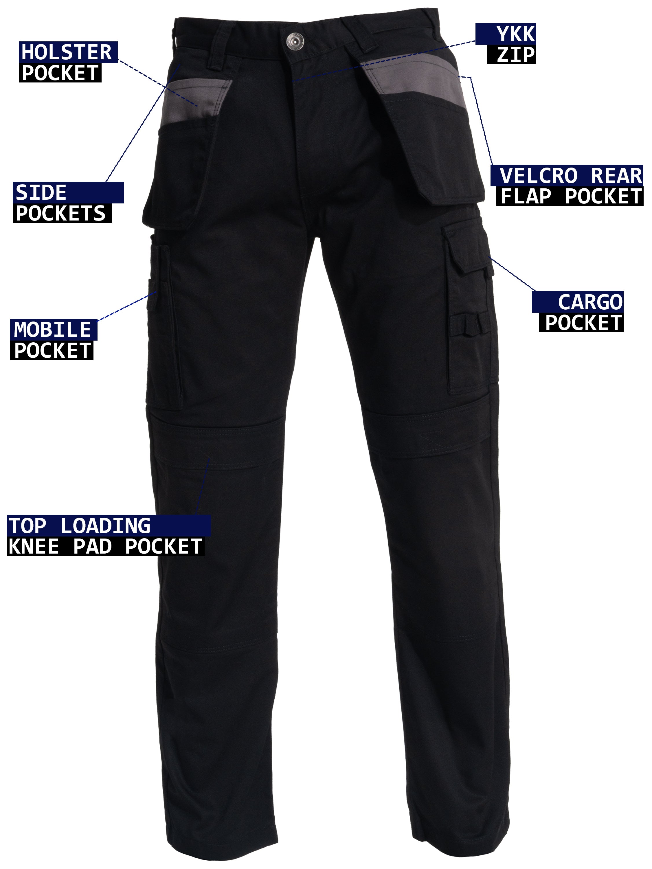 Blue Circle | Mens Cargo Work Pants