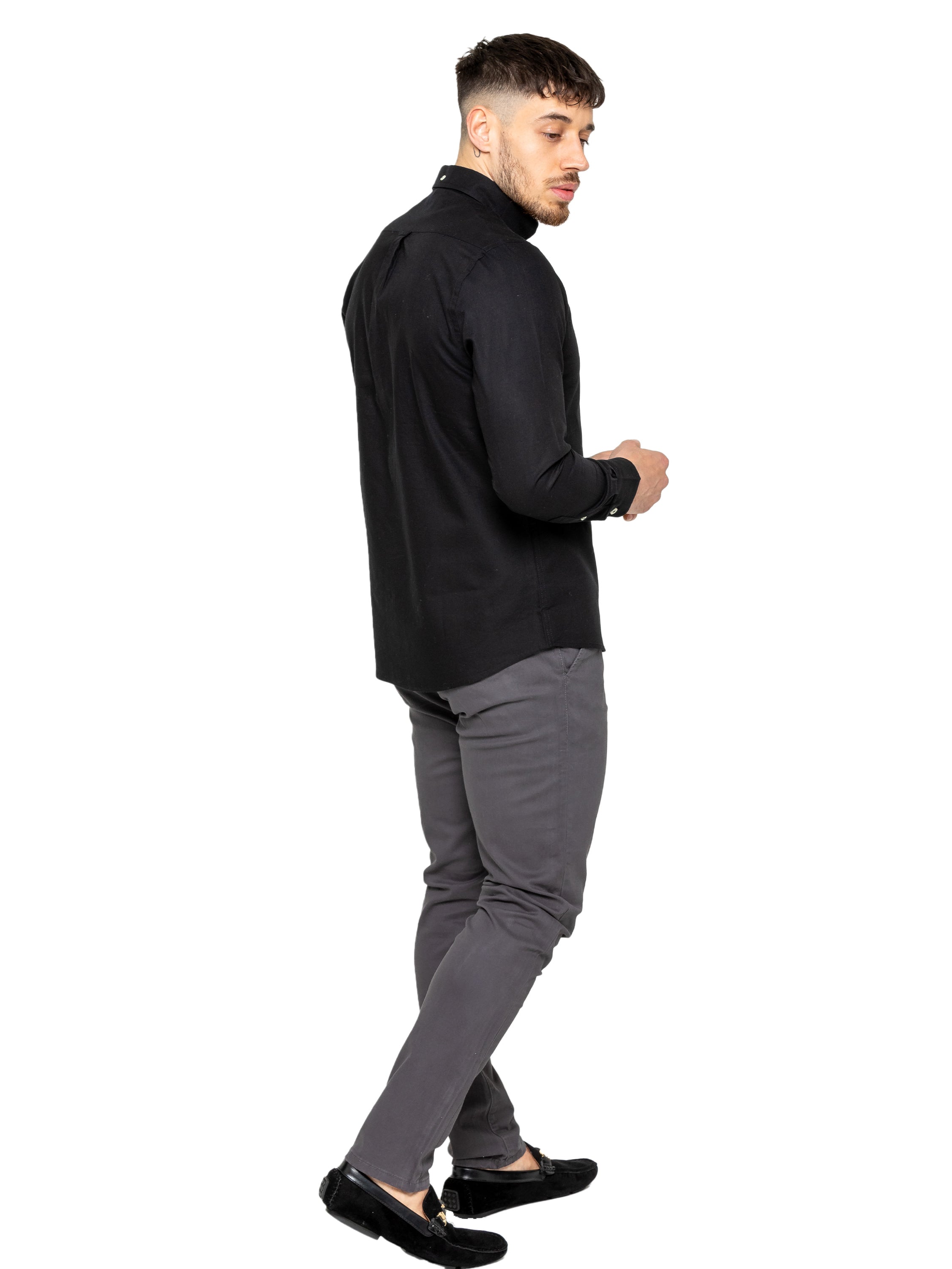 Enzo | Mens Regular Fit Oxford Shirt