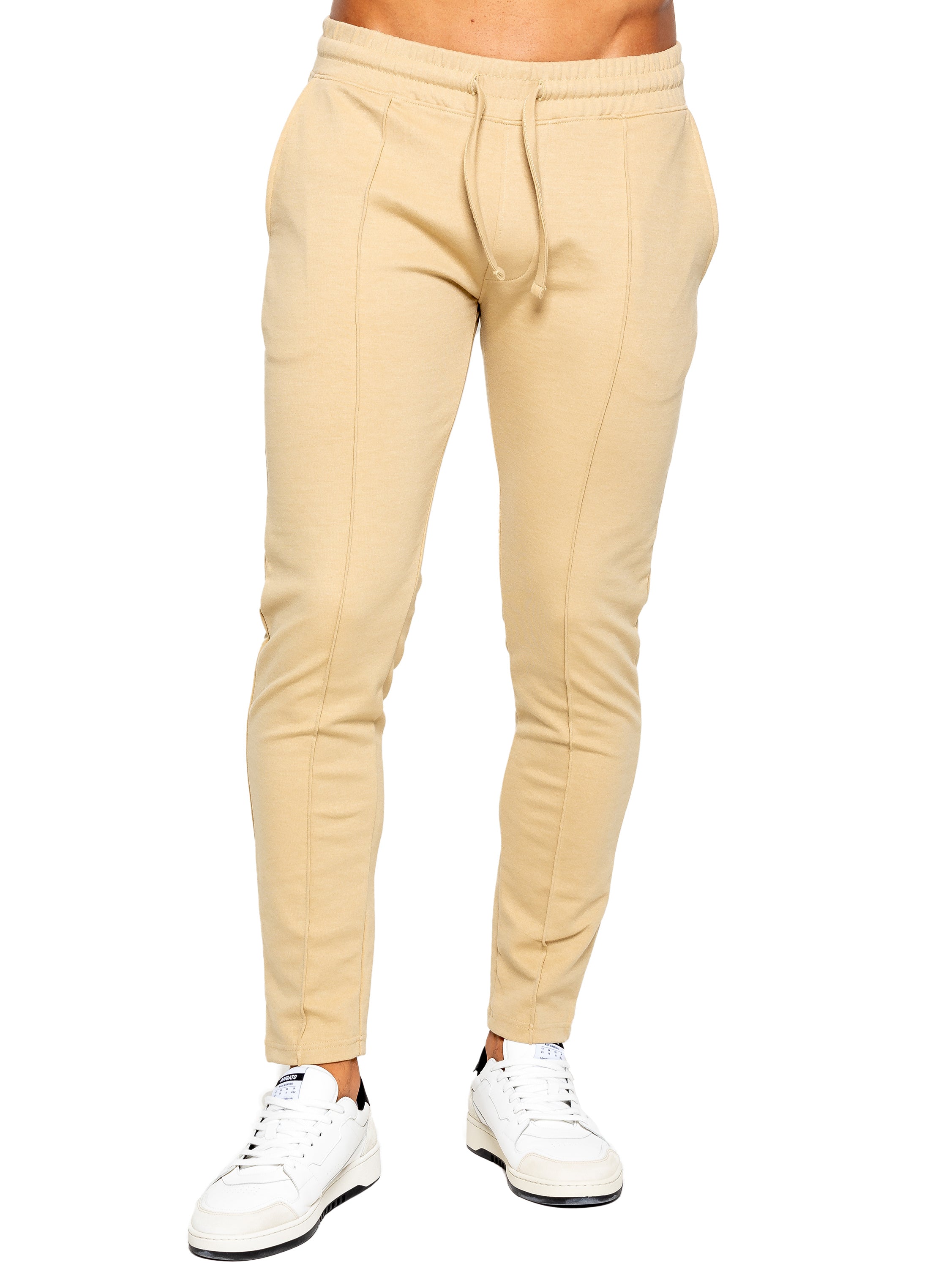 Enzo | Mens Smart Pleated Joggers