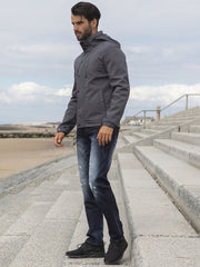 ETO | Designer Men's Black Zip Jacket Style React