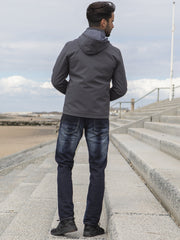 ETO | Designer Men's Black Zip Jacket Style React