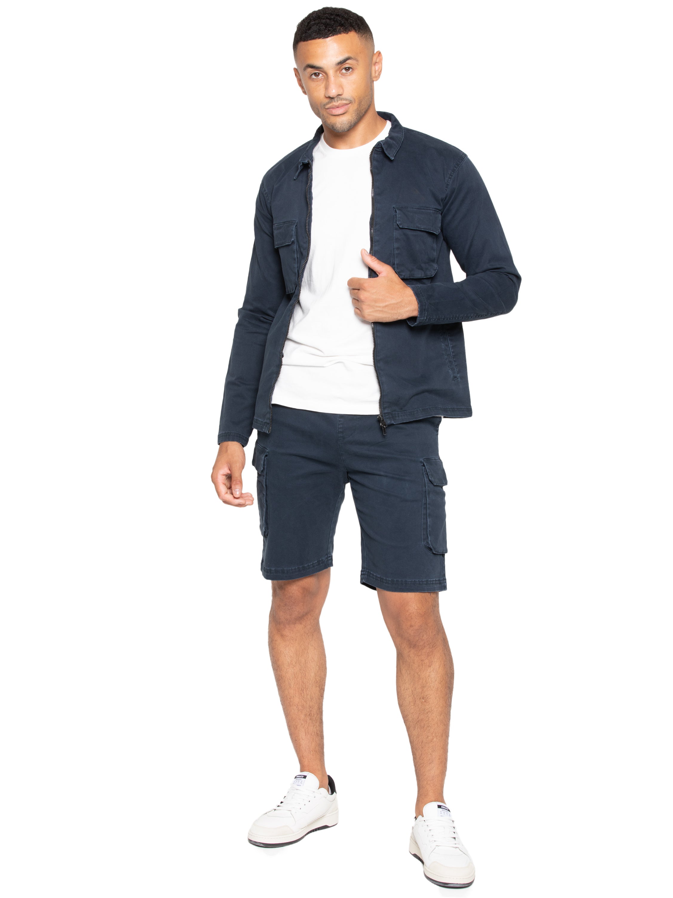Enzo | Mens Cargo Summer Shorts
