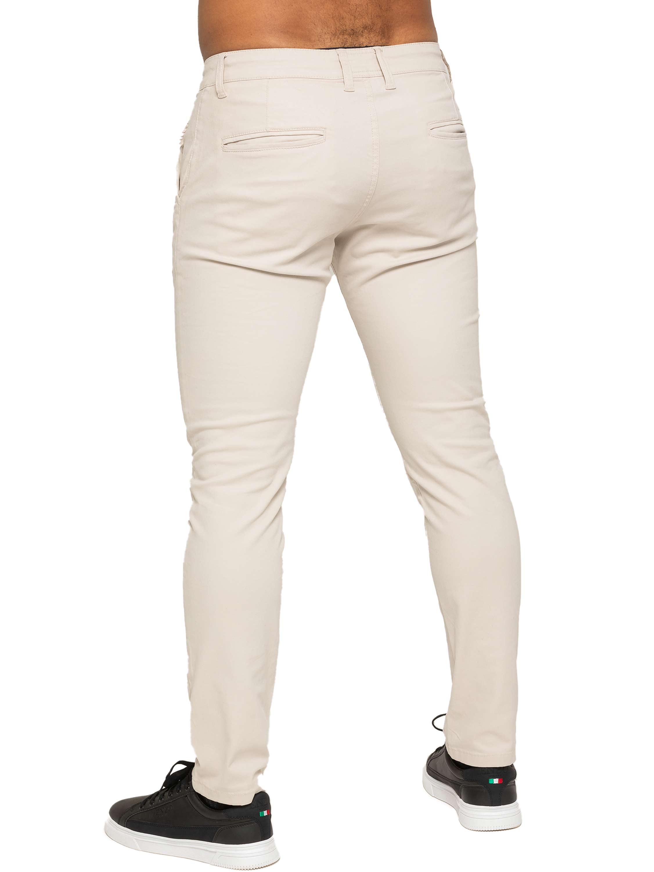 Enzo | Mens Slim Fit Stretch Chino Trousers