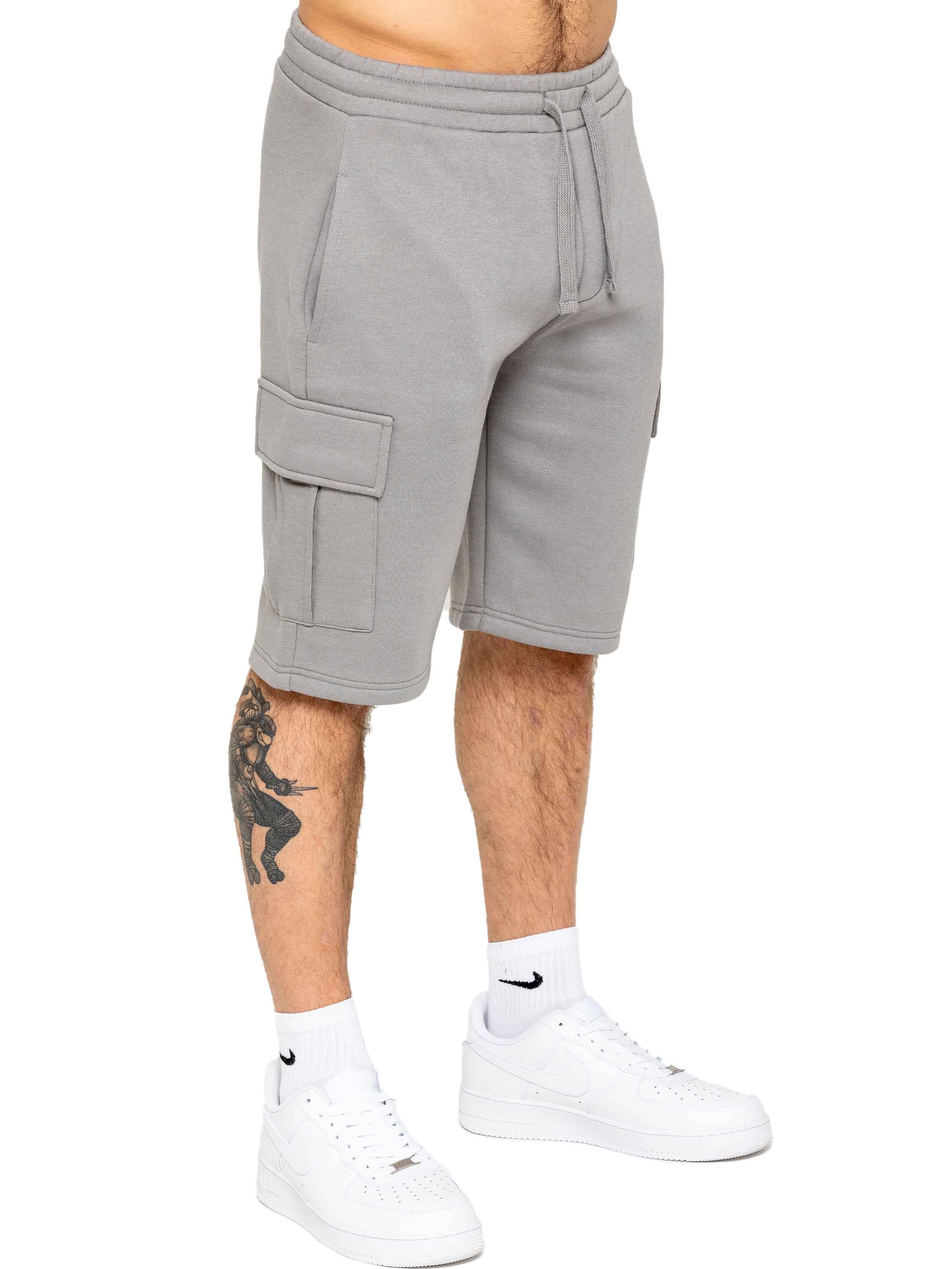 Enzo | Mens Cargo Fleece Shorts