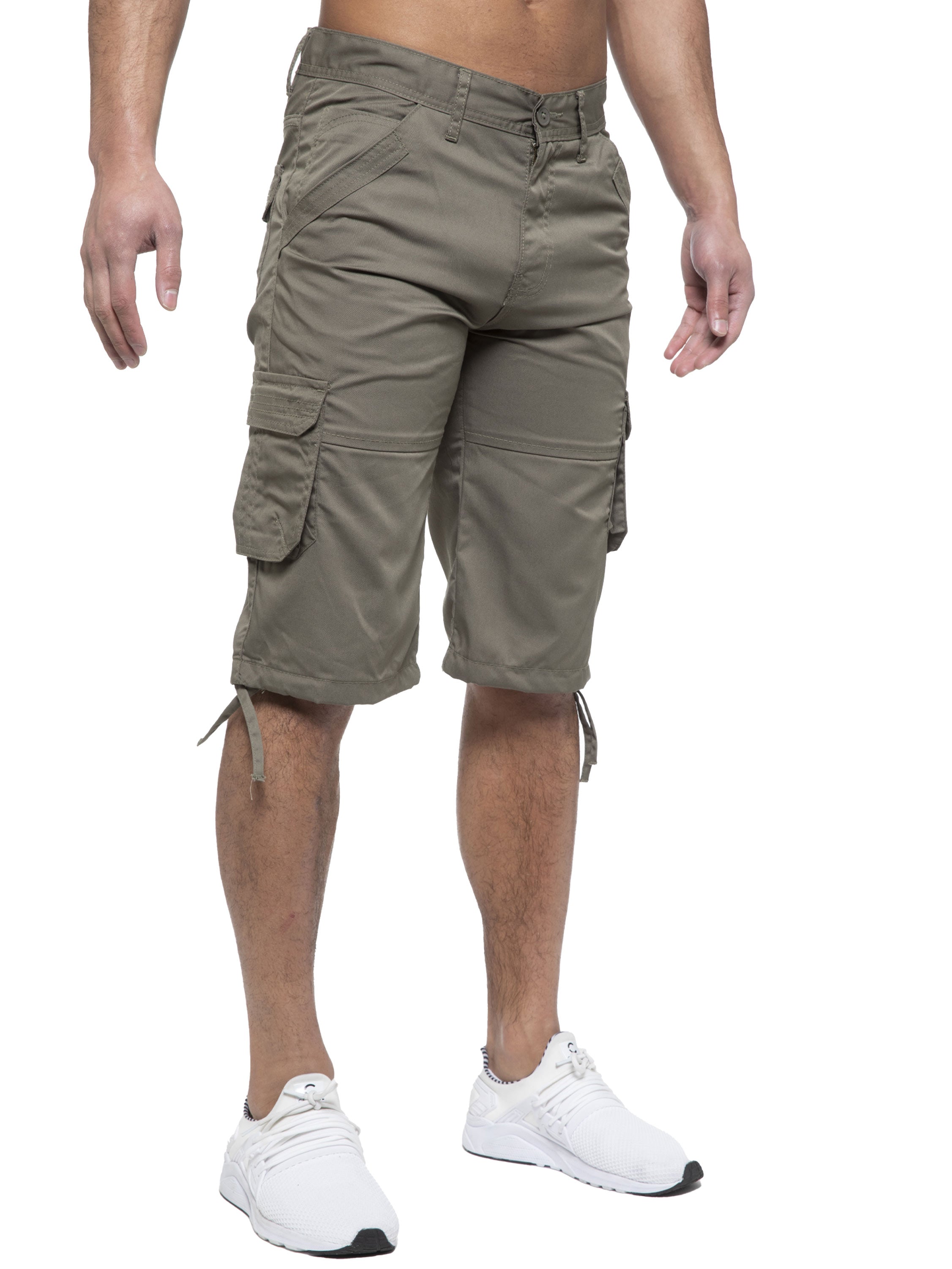 Enzo | Mens Cargo Combat Shorts