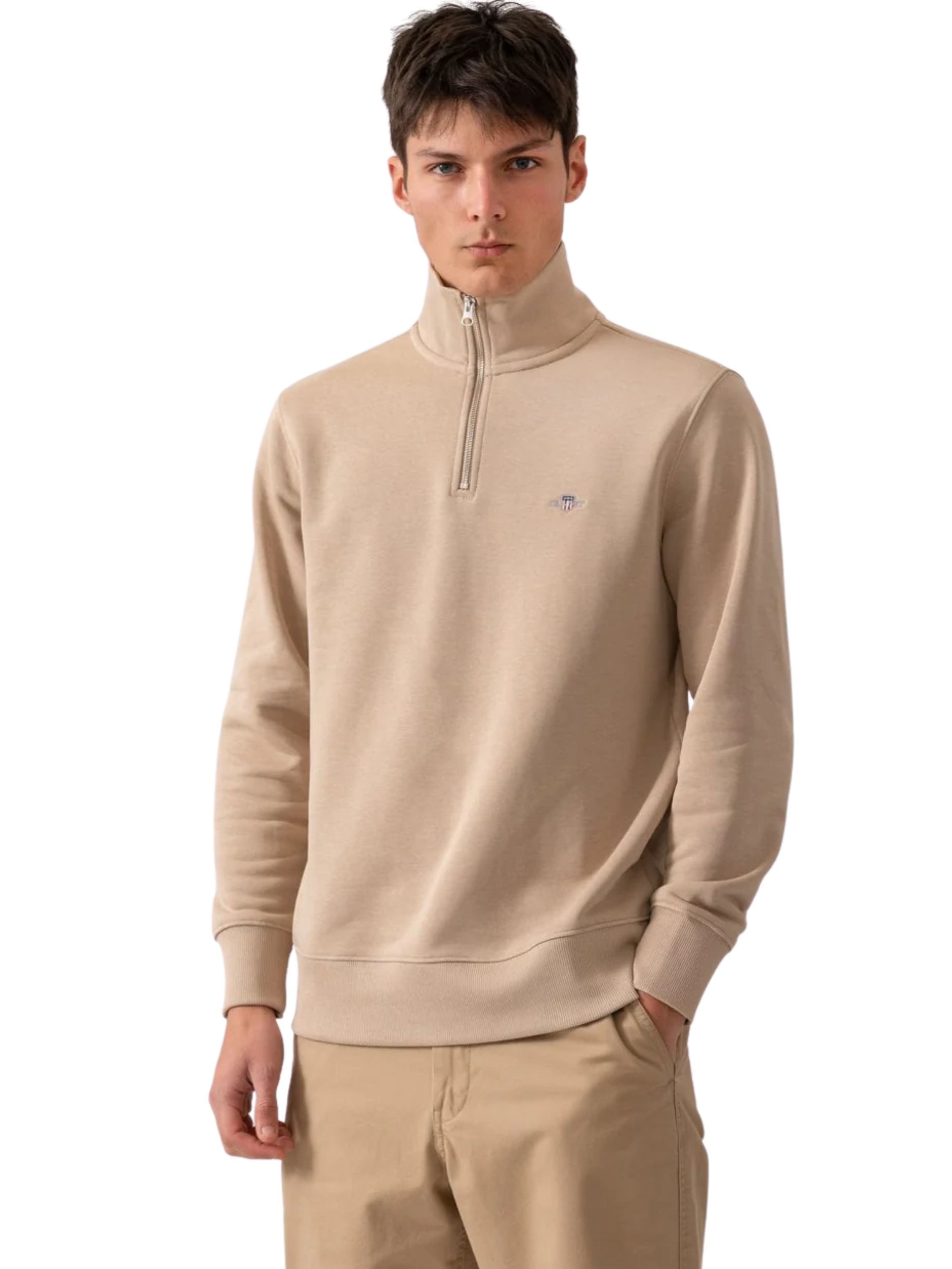 Gant | Mens Shield Half Zip Sweatshirt