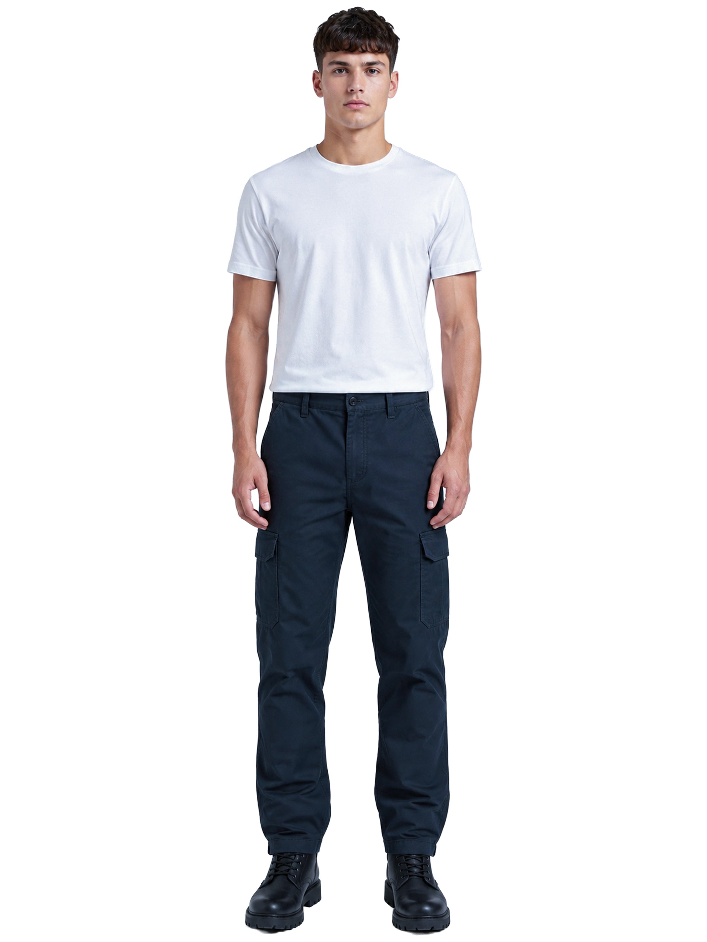 Blue Circle | Mens Straight Leg Cargo Trousers