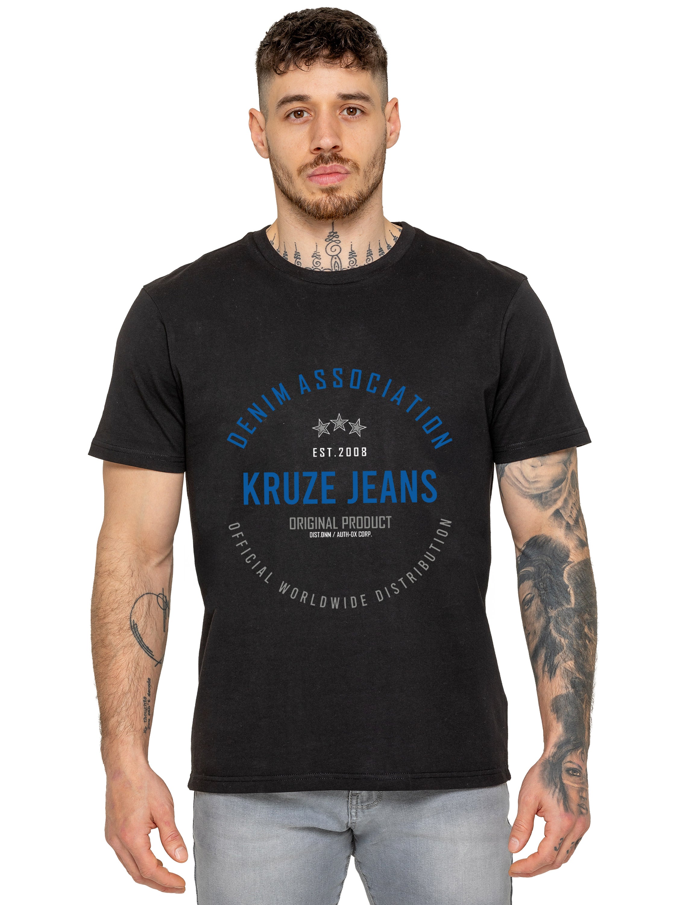 Kruze | Mens Printed T-Shirt 3 Pack