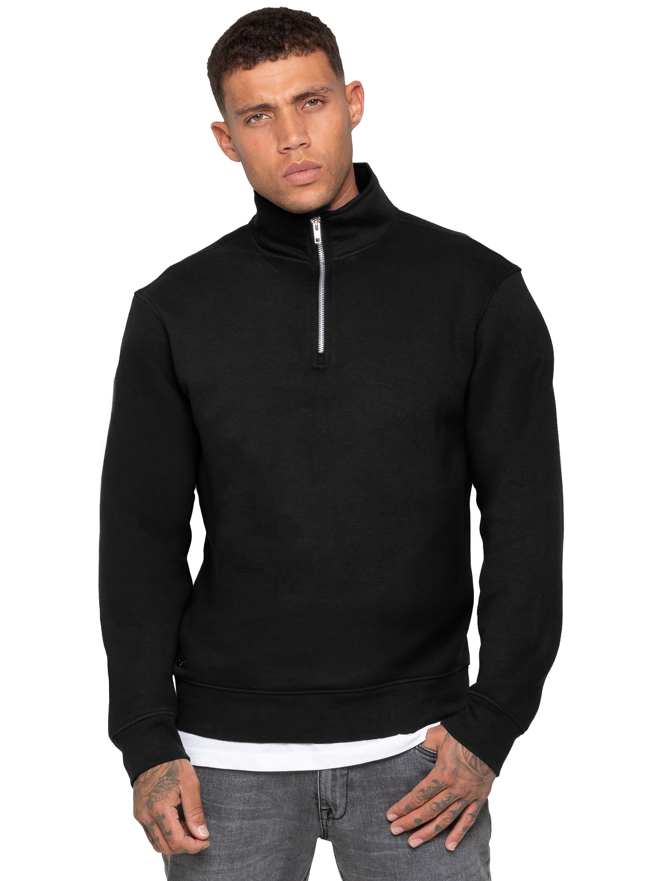 Enzo Milano | Mens Half Zip Sweatshirt