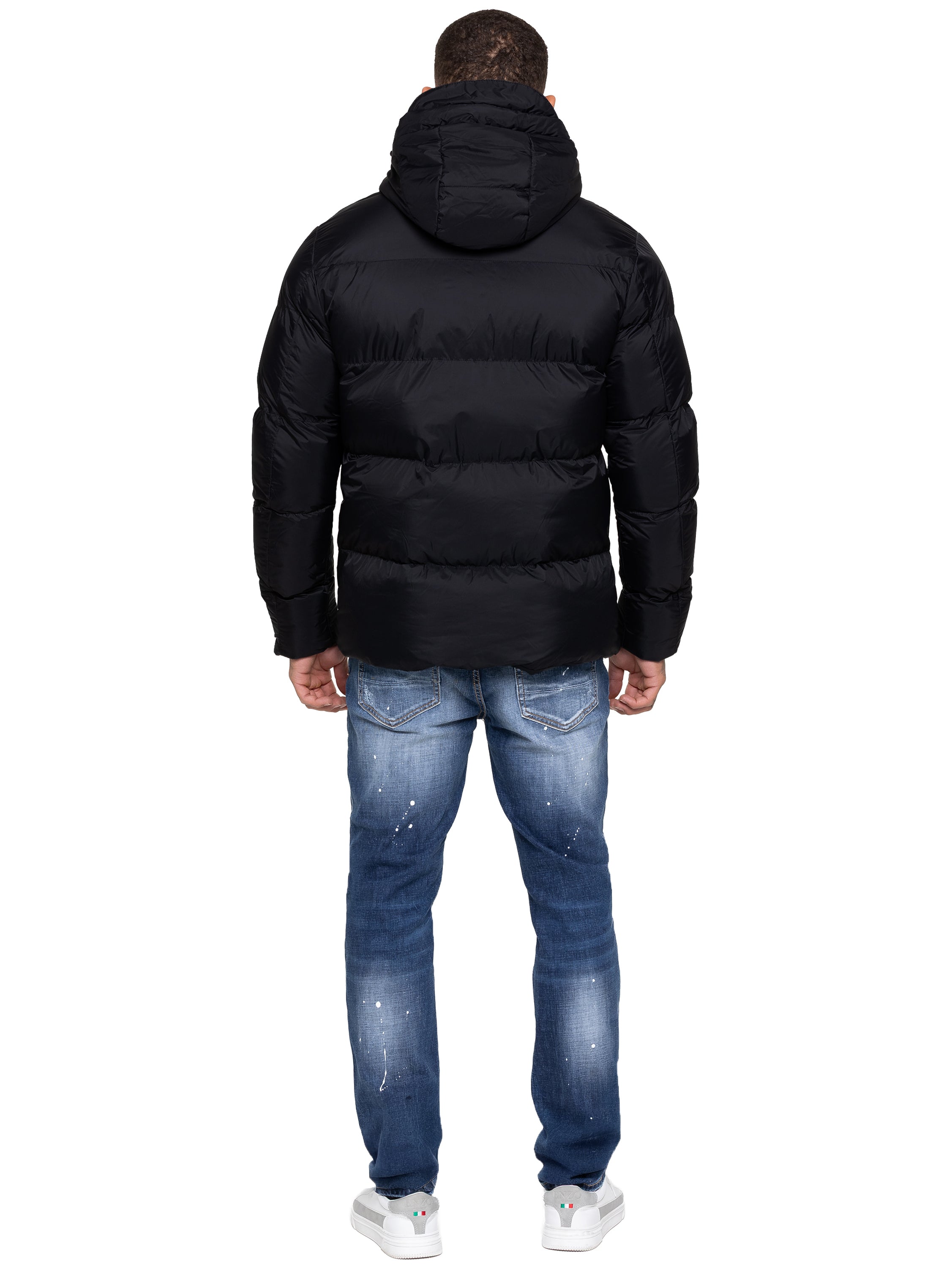 Kruze | Mens Hooded Puffer Jacket