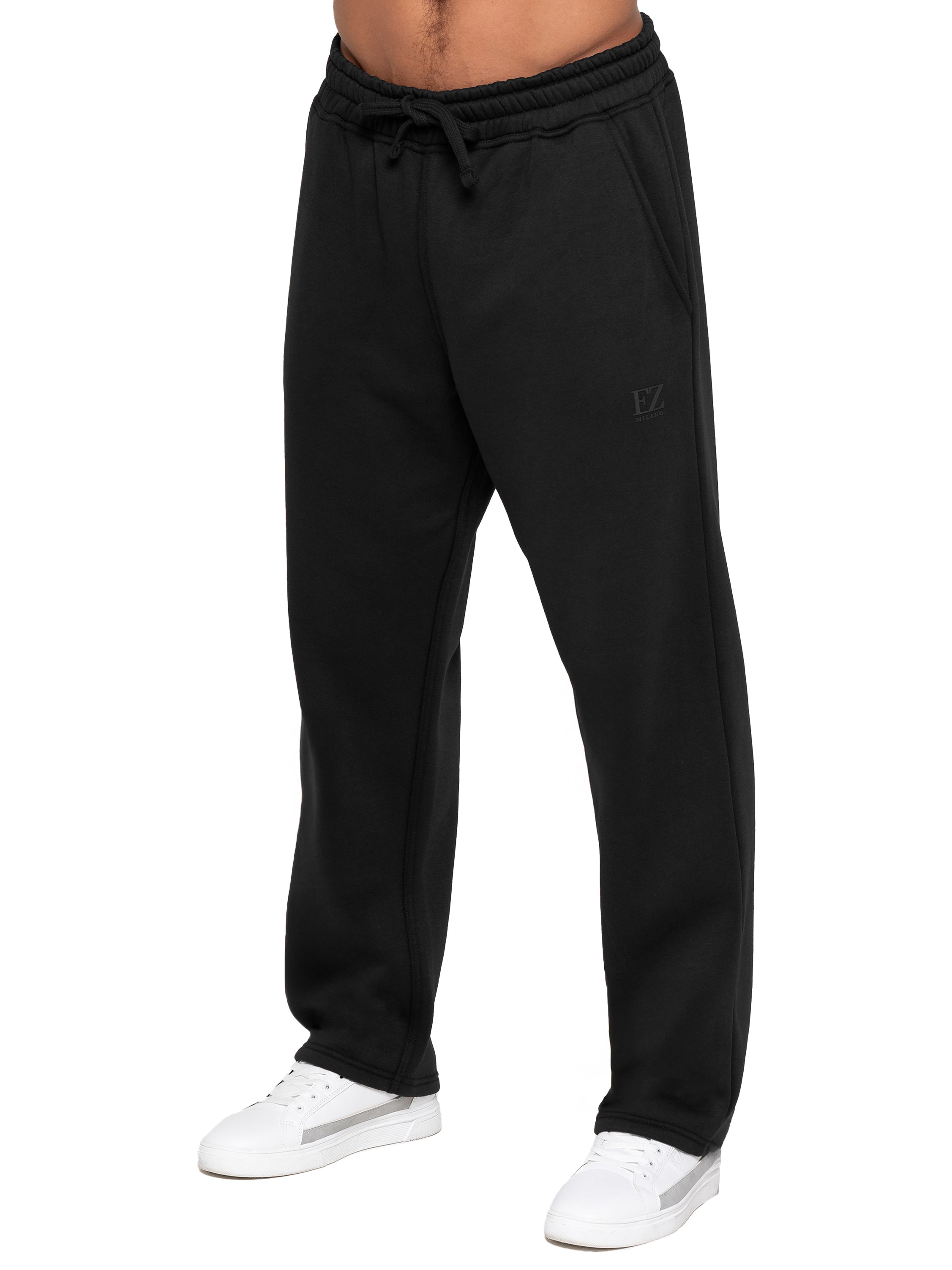 Enzo Milano | Mens Open Hem Joggers