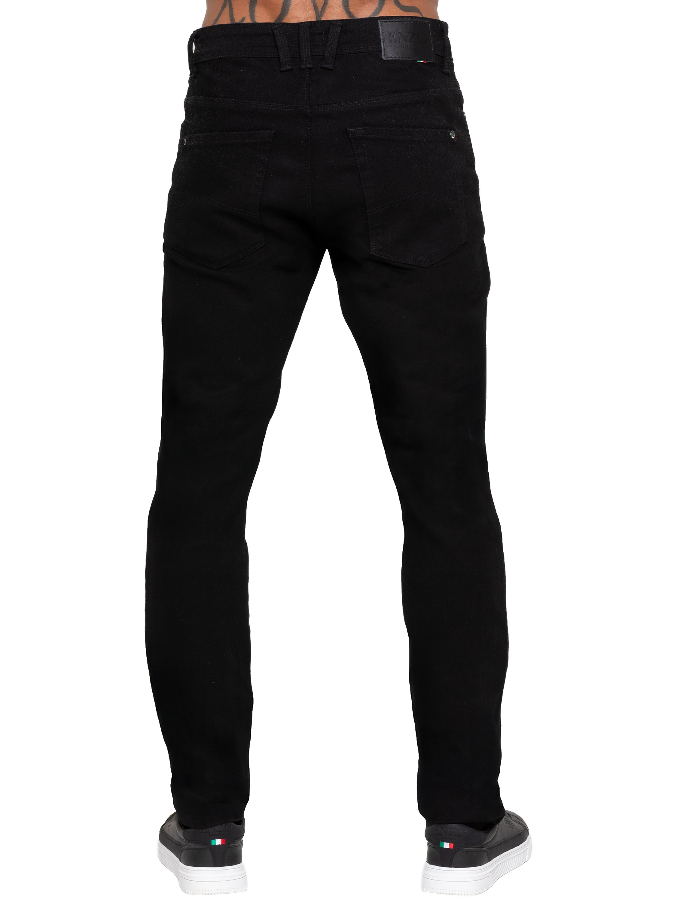 Enzo Milano | Mens Active Flex Tapered Jeans