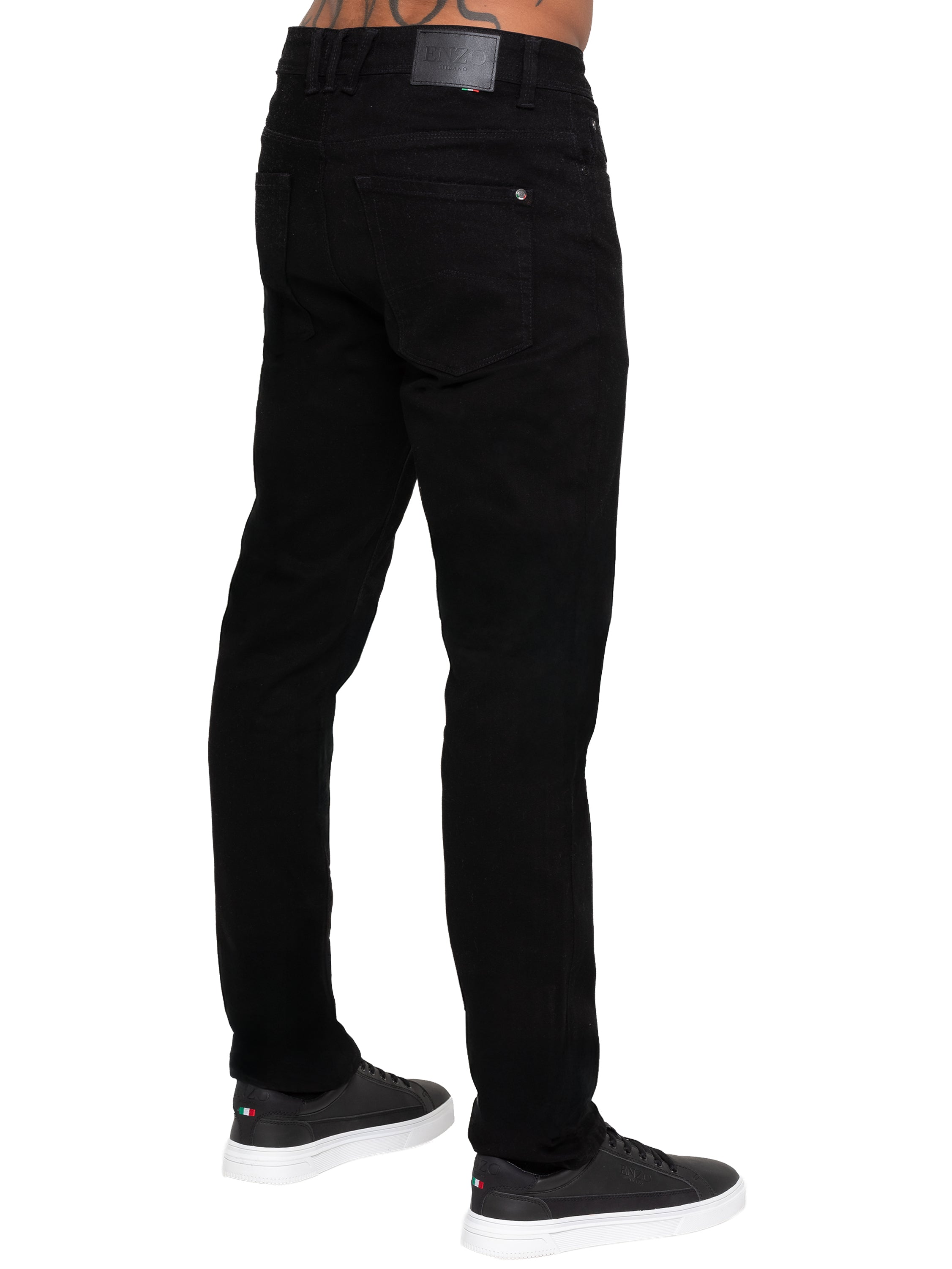 Enzo Milano | Mens Active Flex Tapered Jeans