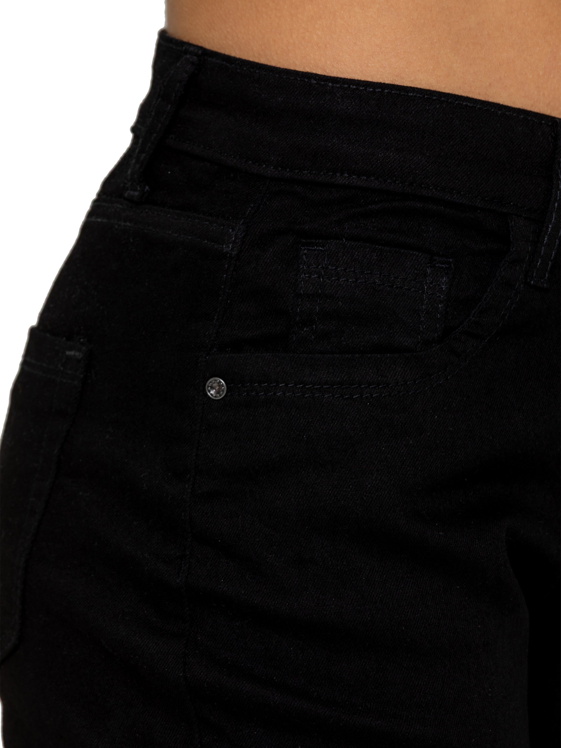 Enzo | Womens Long Denim Shorts