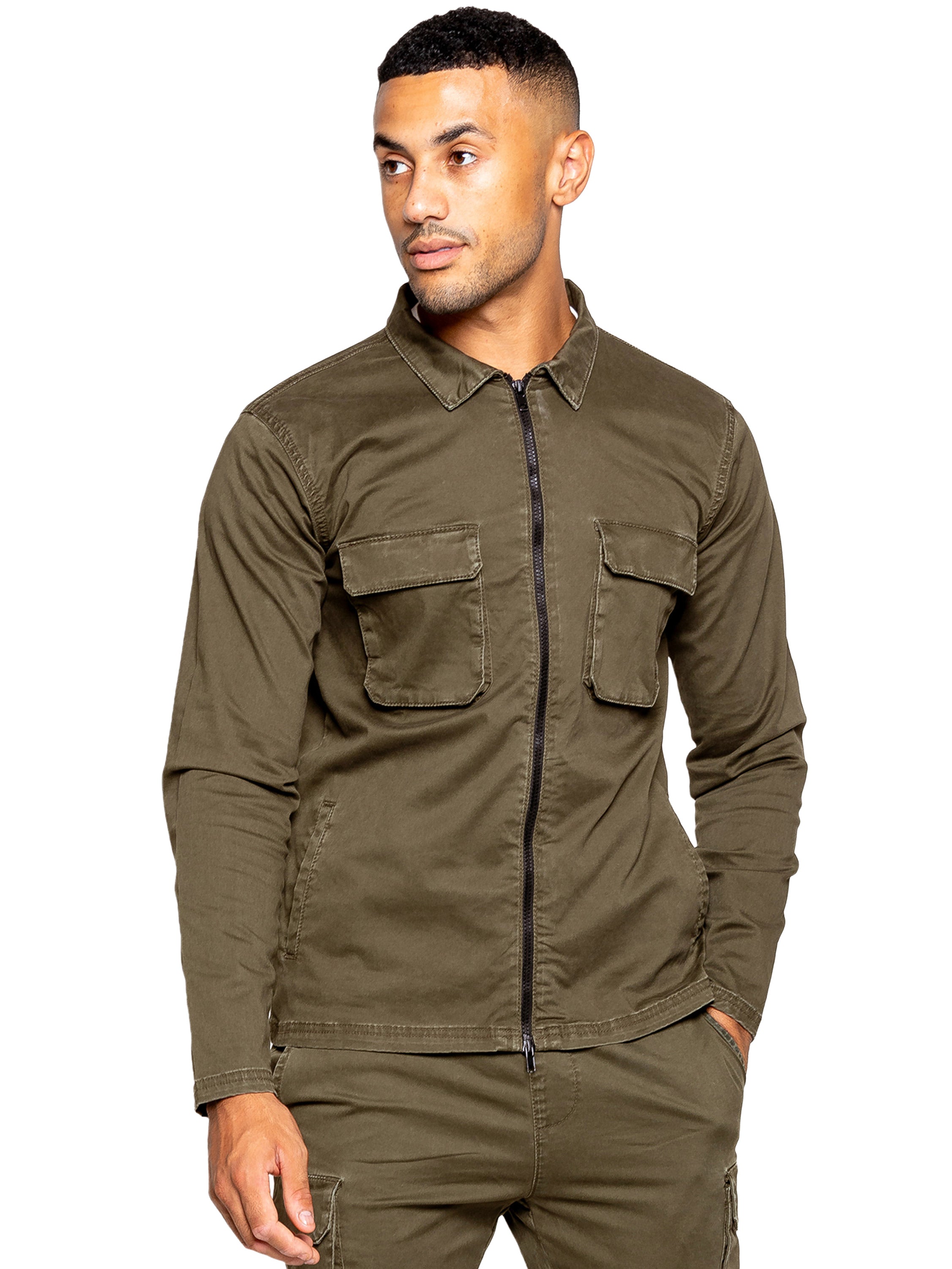 Enzo | Mens Cargo Tracksuit