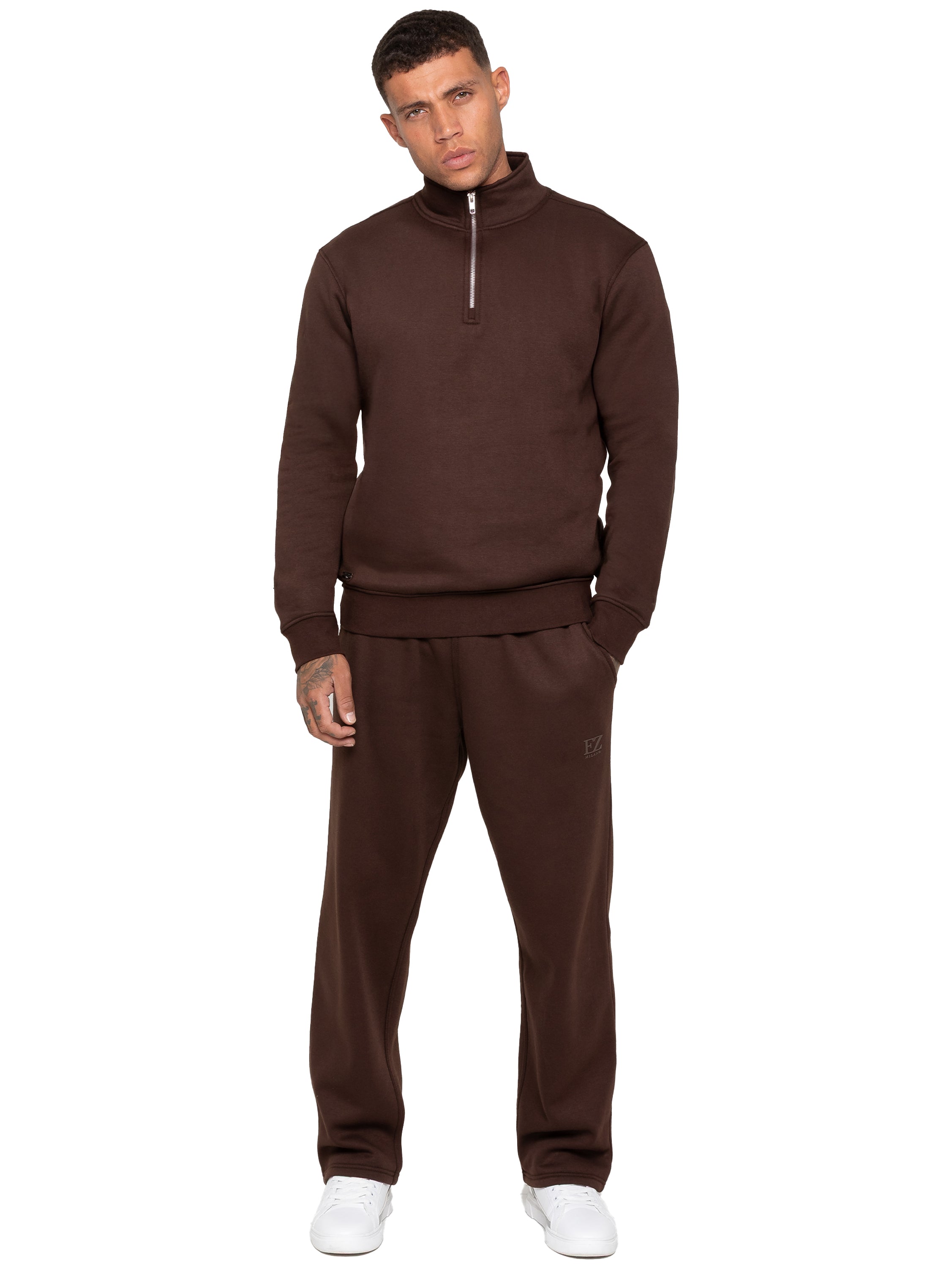 Enzo Milano | Men's Half Zip Sweatshirt Tracksuit