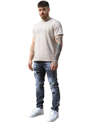 Enzo Milano | Mens Embroidered T-Shirt
