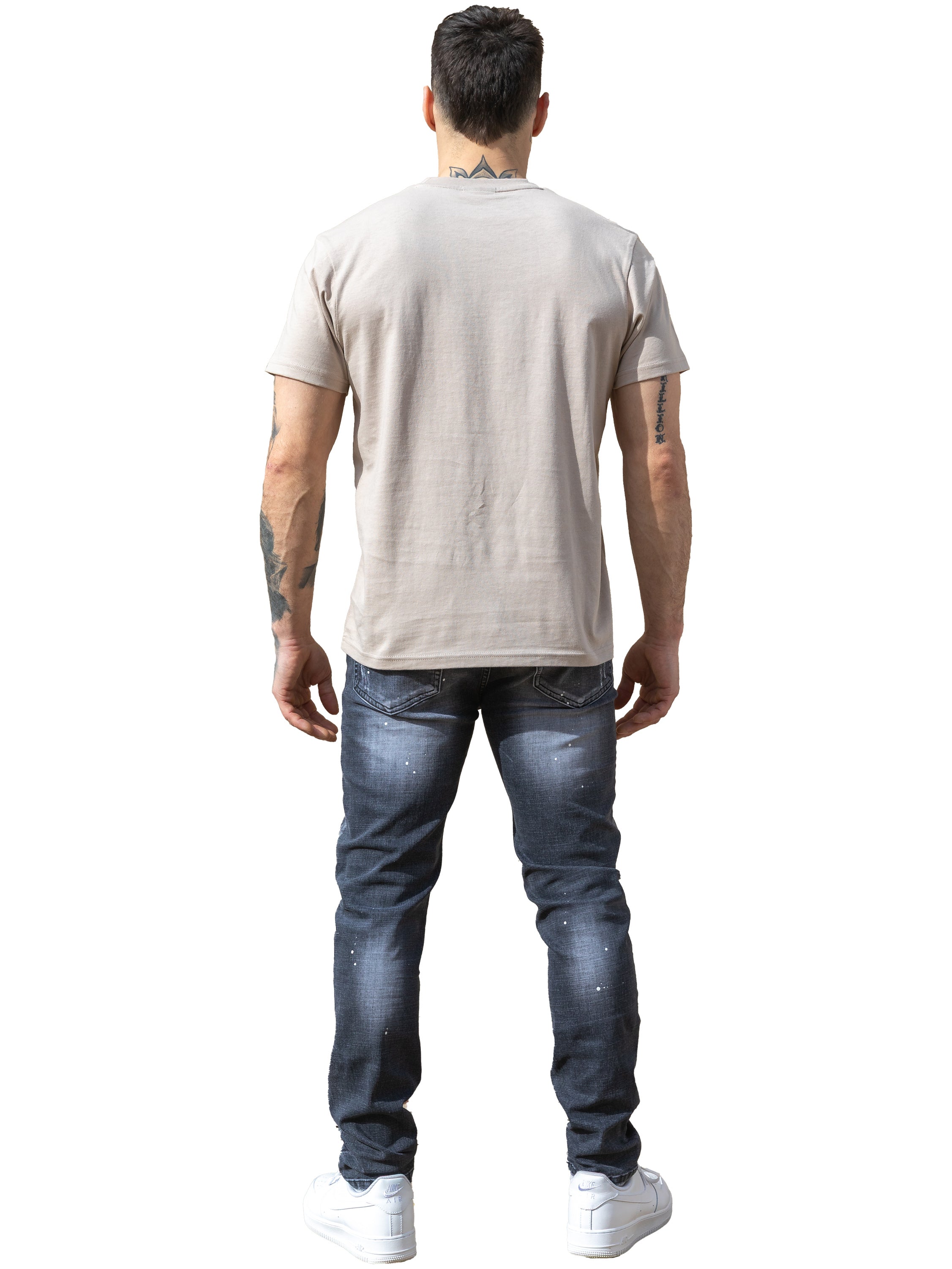 Enzo Milano | Mens Embroidered T-Shirt
