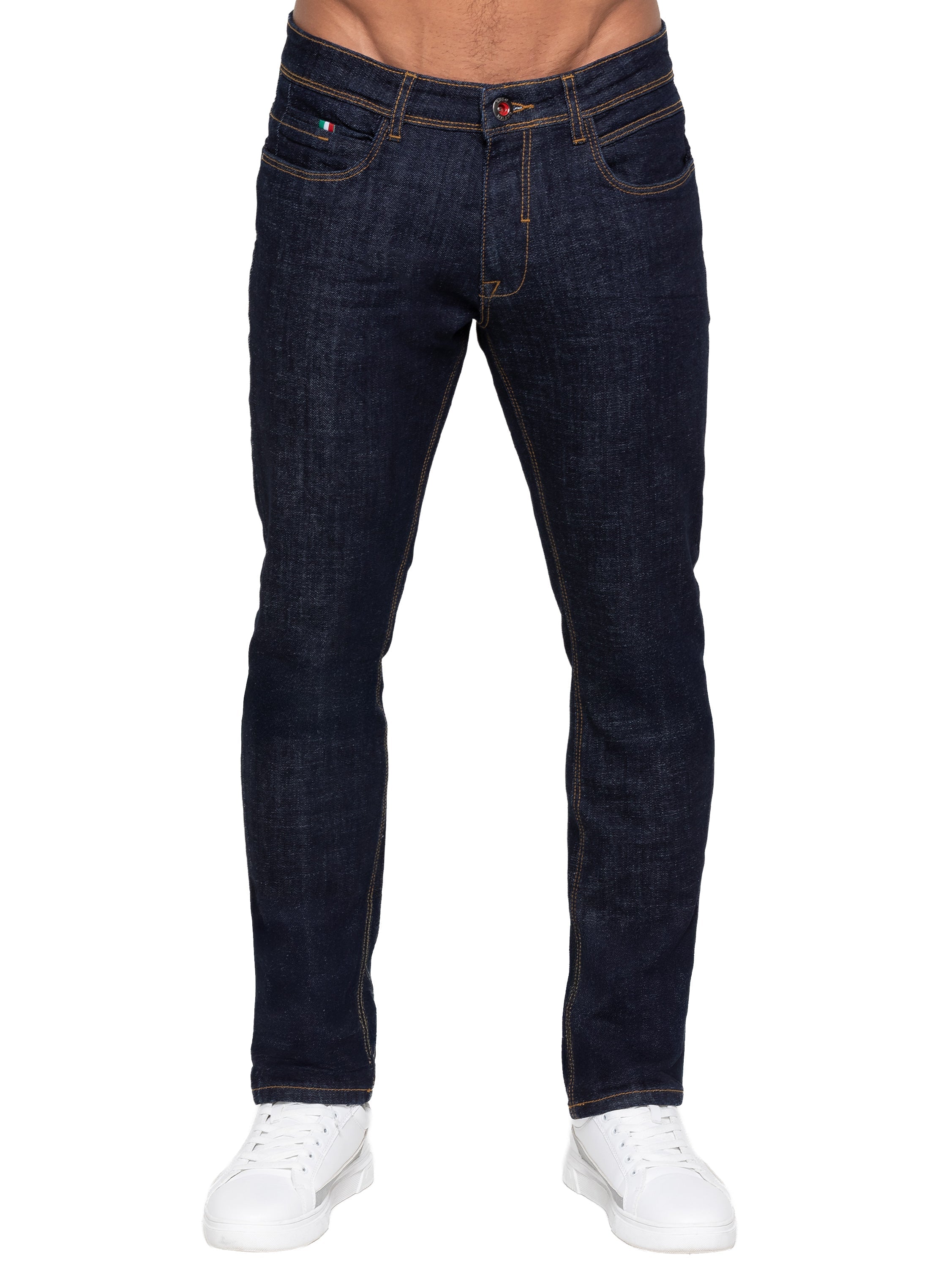 Enzo Milano | Men's Classic Tapered Jeans