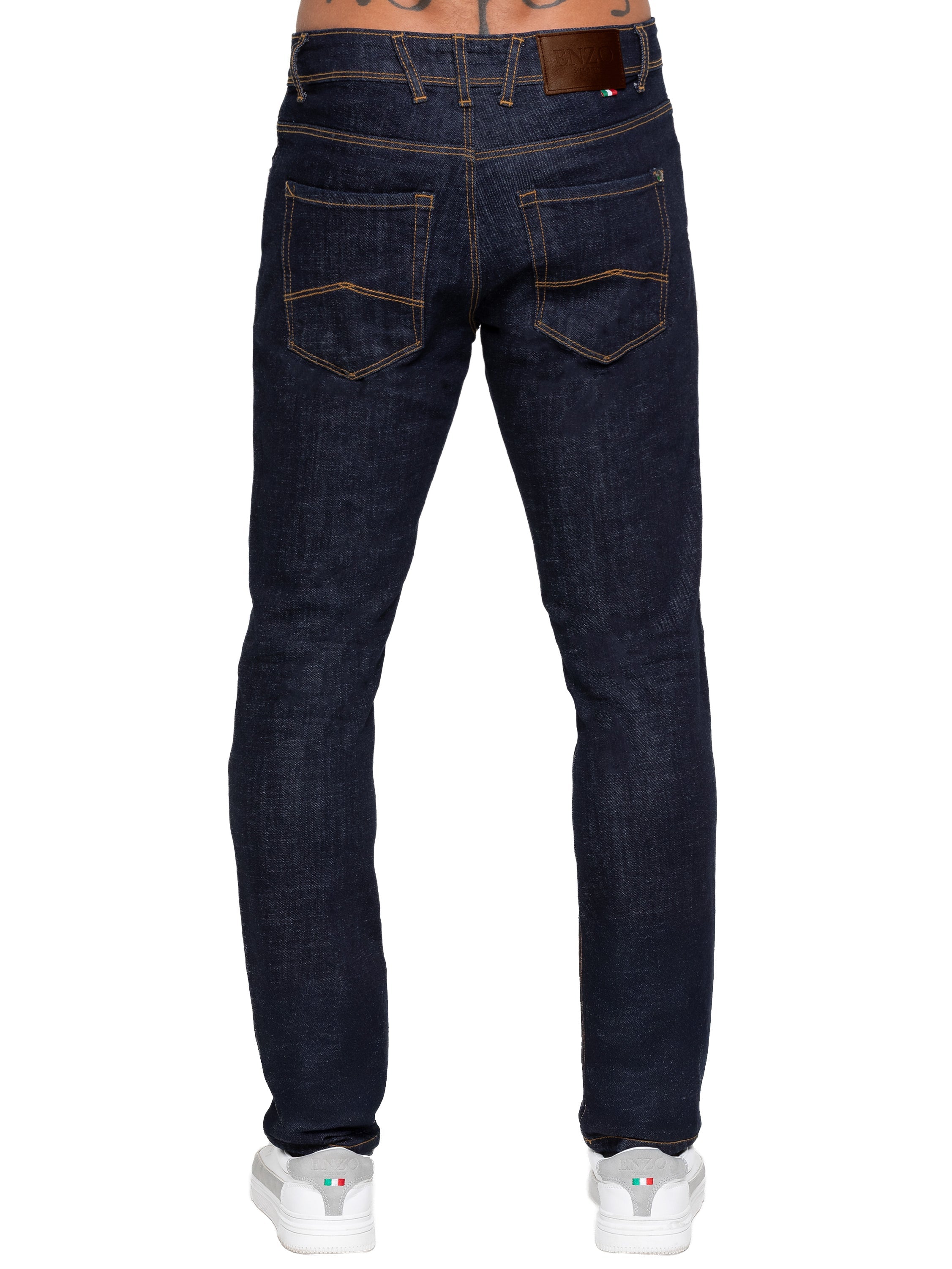 Enzo Milano | Men's Classic Tapered Jeans