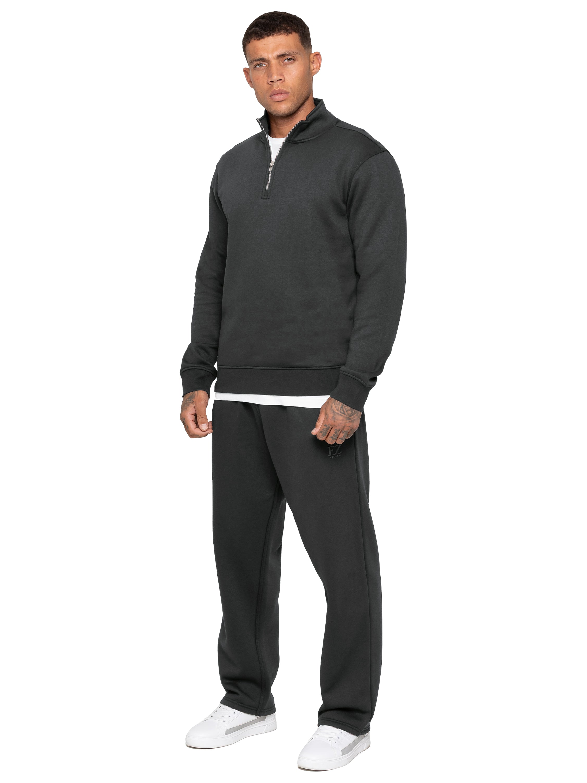 Enzo Milano | Mens Open Hem Joggers