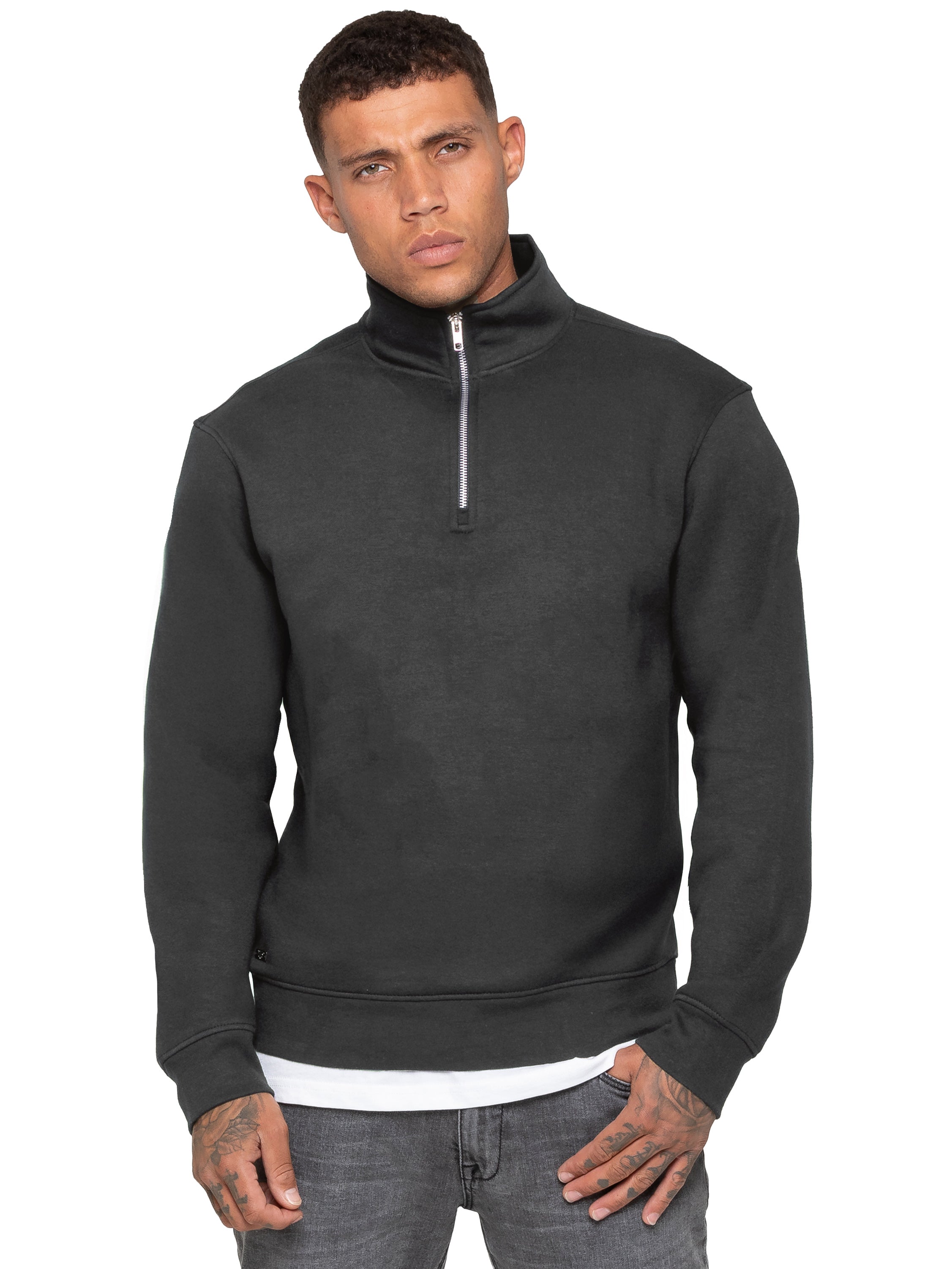 Enzo Milano | Mens Half Zip Sweatshirt