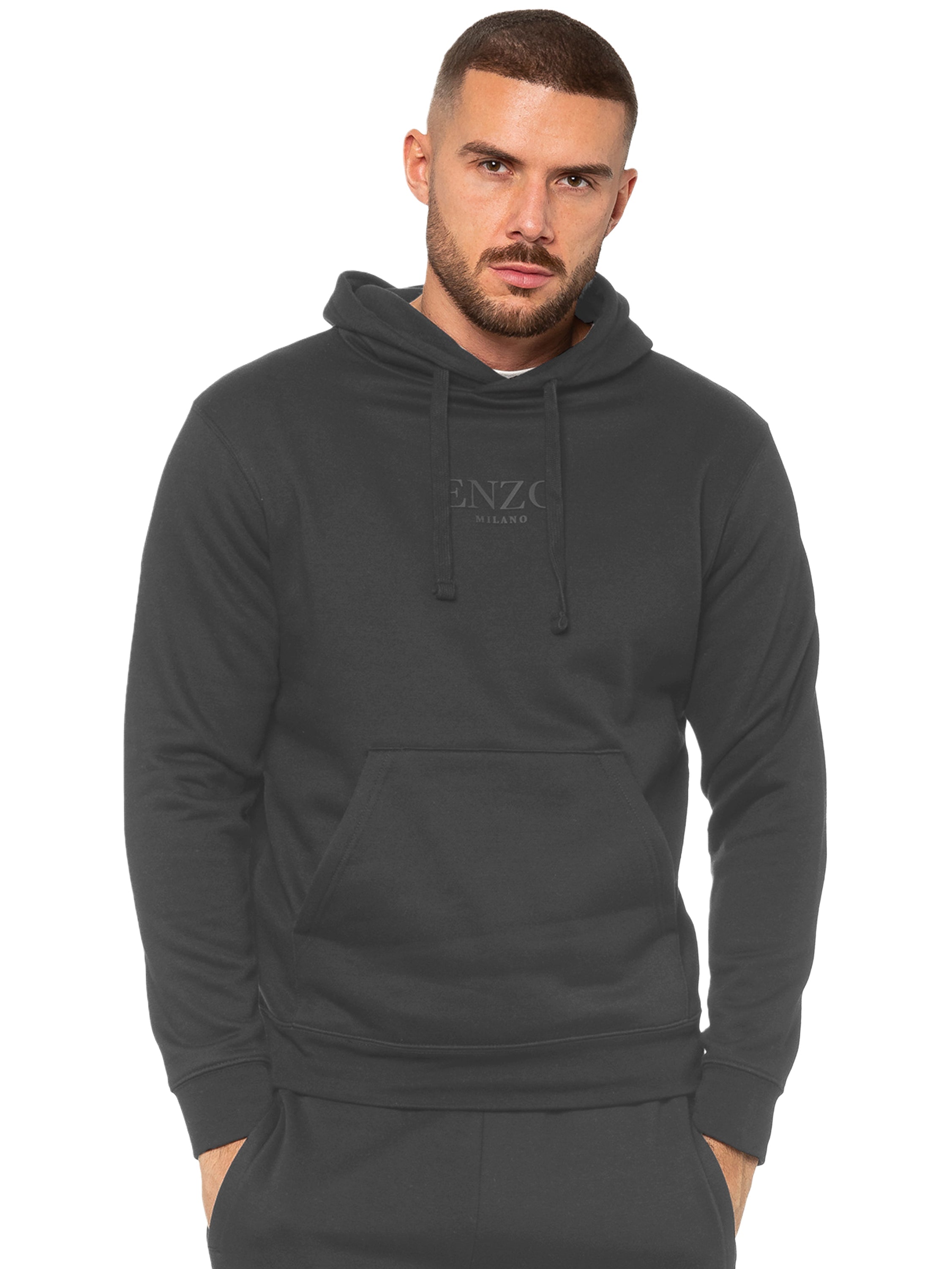 Enzo | Mens Pullover Hoodie Tracksuit Set