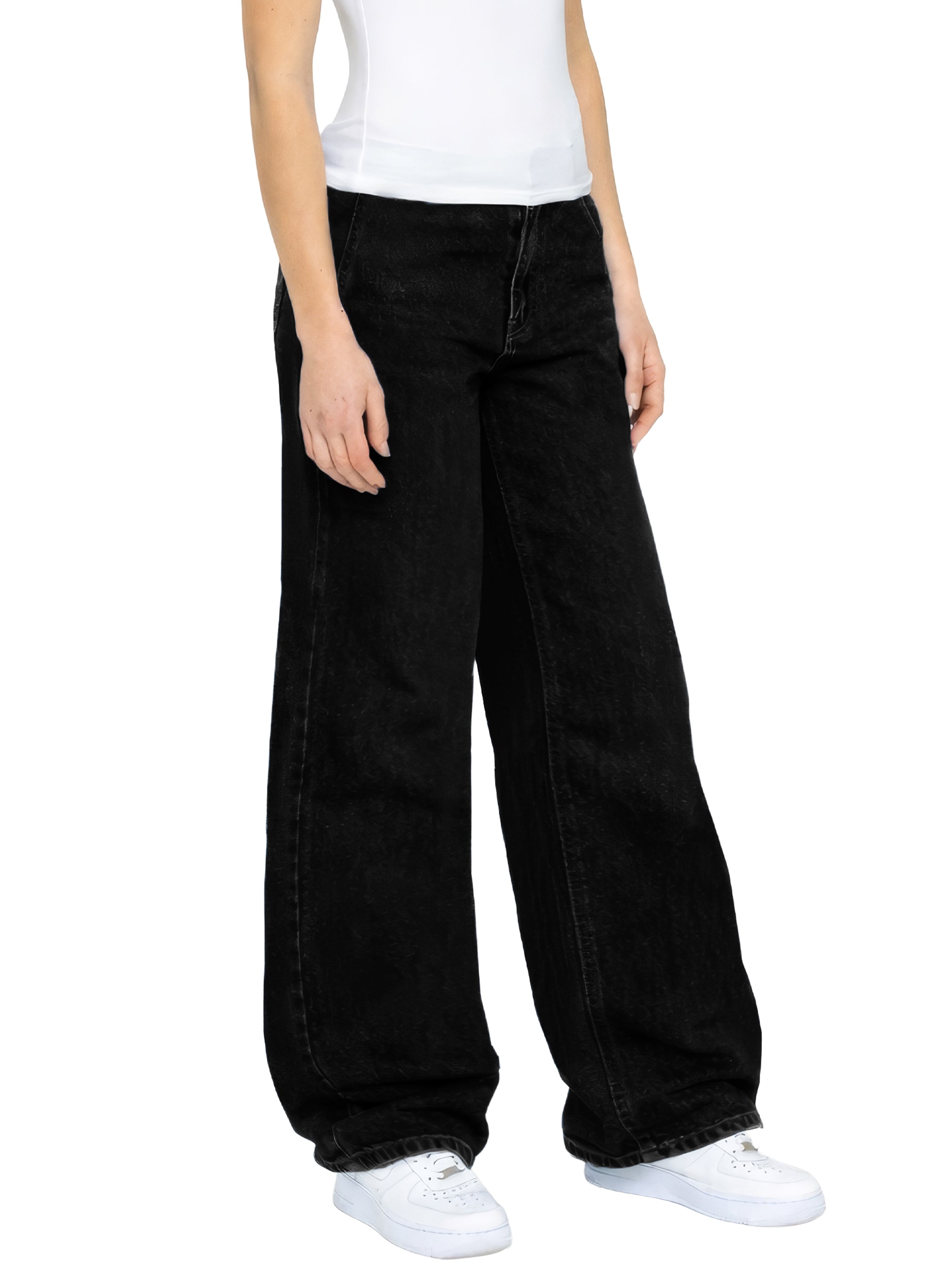Enzo | Womens Baggy Jeans