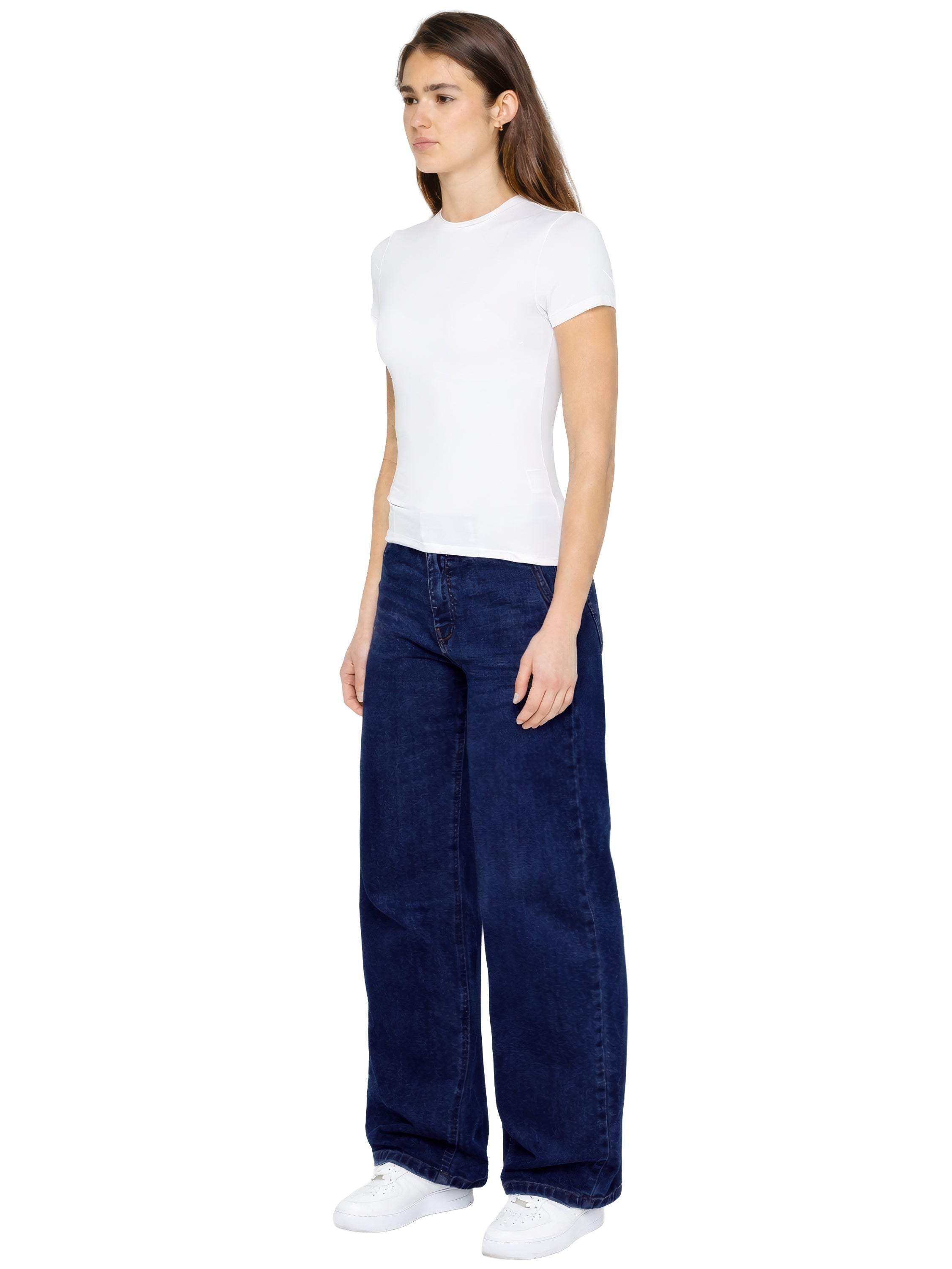 Enzo | Womens Baggy Jeans