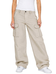 Enzo | Womens Cargo Baggy Trousers