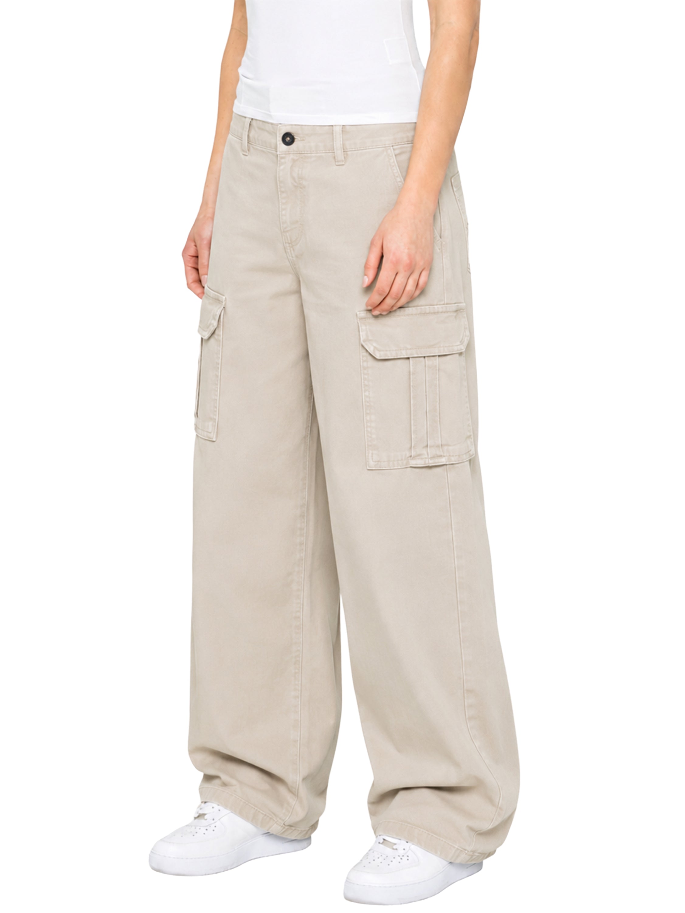 Enzo | Womens Cargo Baggy Trousers