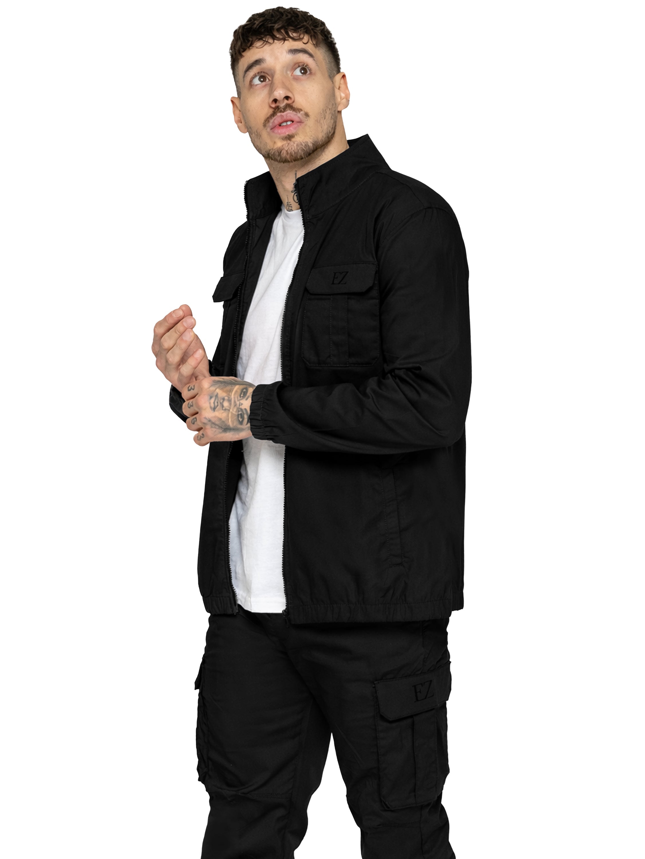 Enzo | Mens Lightweight Cargo Tracksuit Set