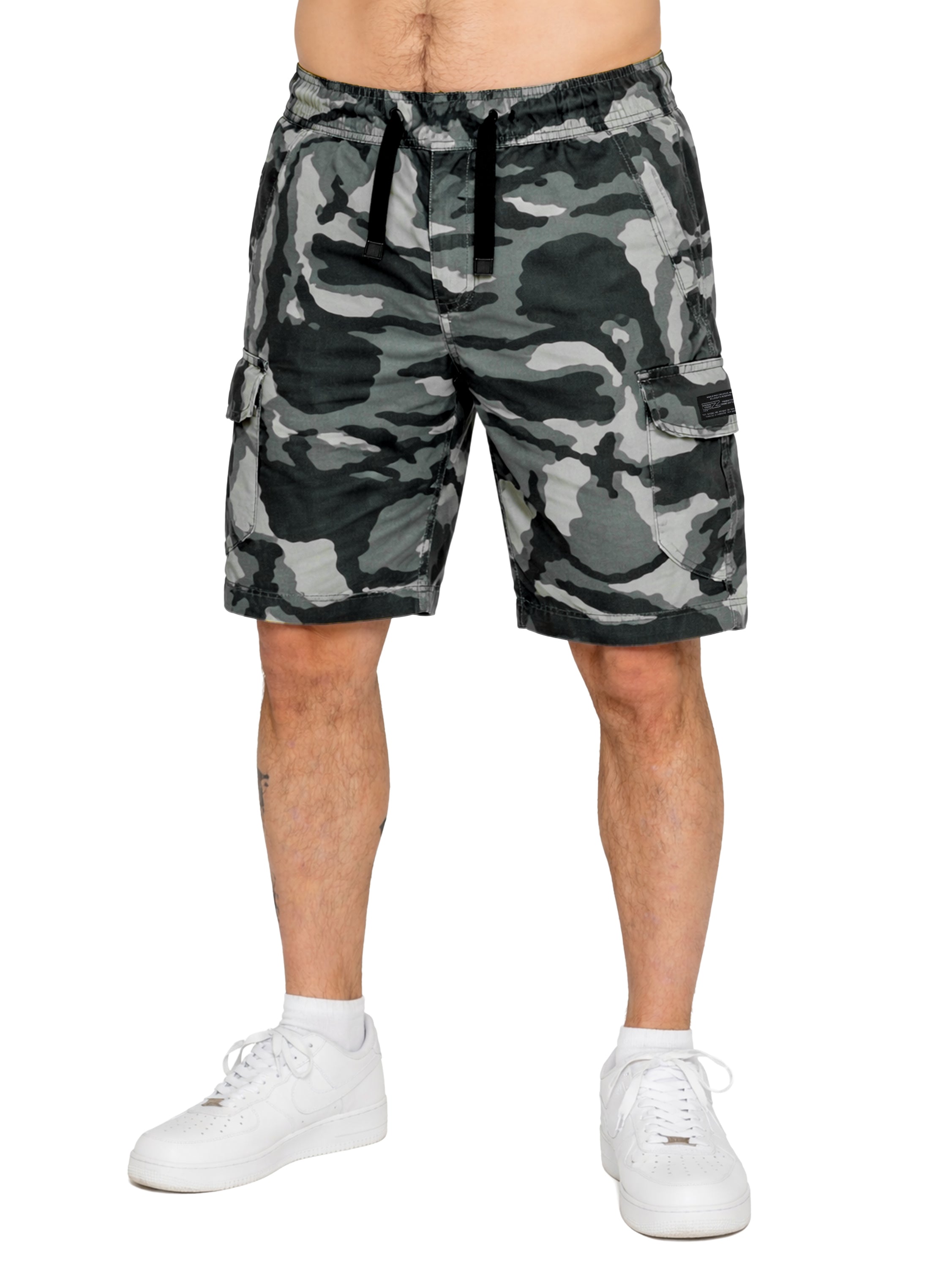 Enzo | Mens Camo Cargo Shorts